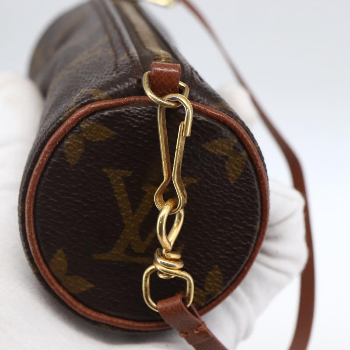 LOUIS VUITTON Monogram Papillon Pouch LV Auth BA10692