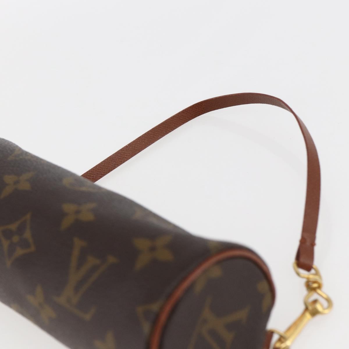 LOUIS VUITTON Monogram Papillon Pouch LV Auth BA10692