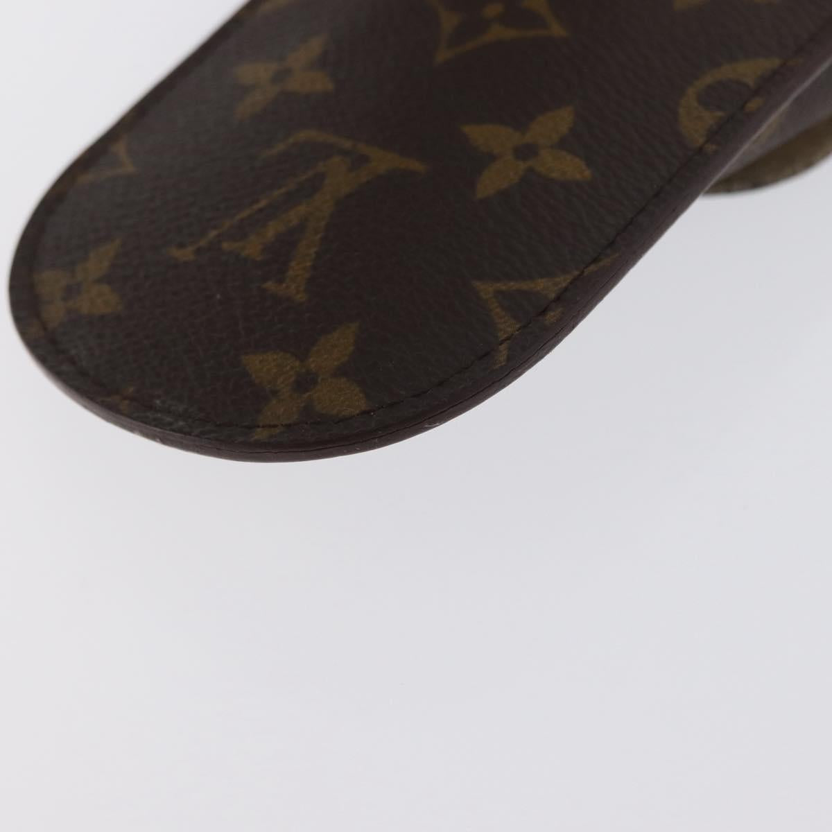 LOUIS VUITTON Monogram Etui Lunette Rabat Glasses Case M62970 LV Auth BA10693