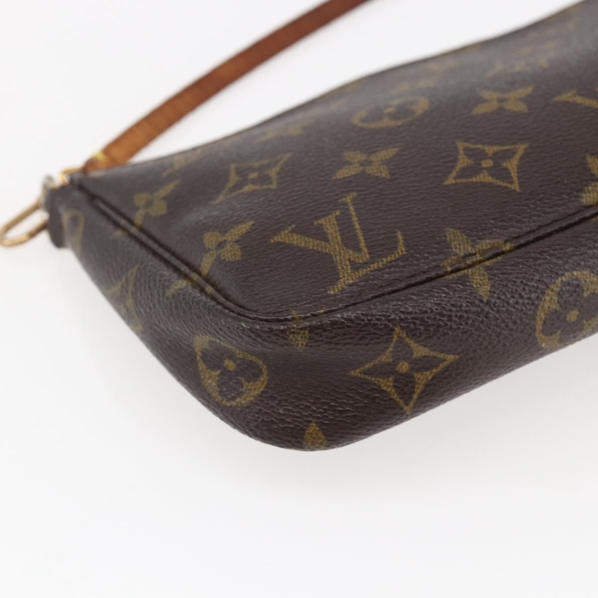 LOUIS VUITTON Monogram Pochette Accessoires Pouch M51980 LV Auth BA10695