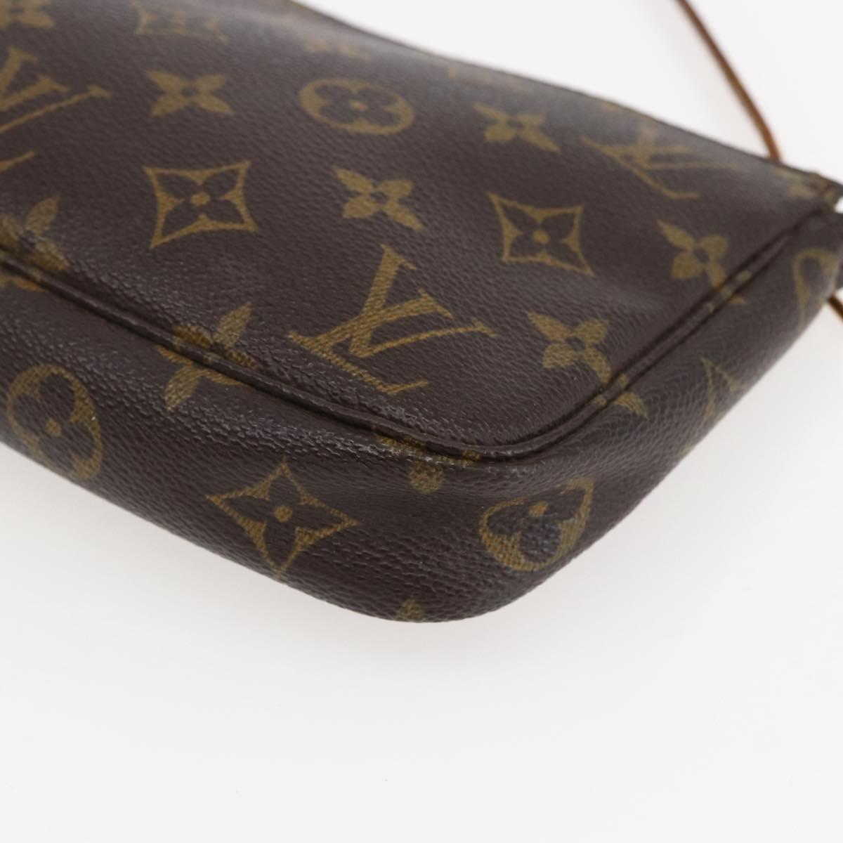 LOUIS VUITTON Monogram Pochette Accessoires Pouch M51980 LV Auth BA10695