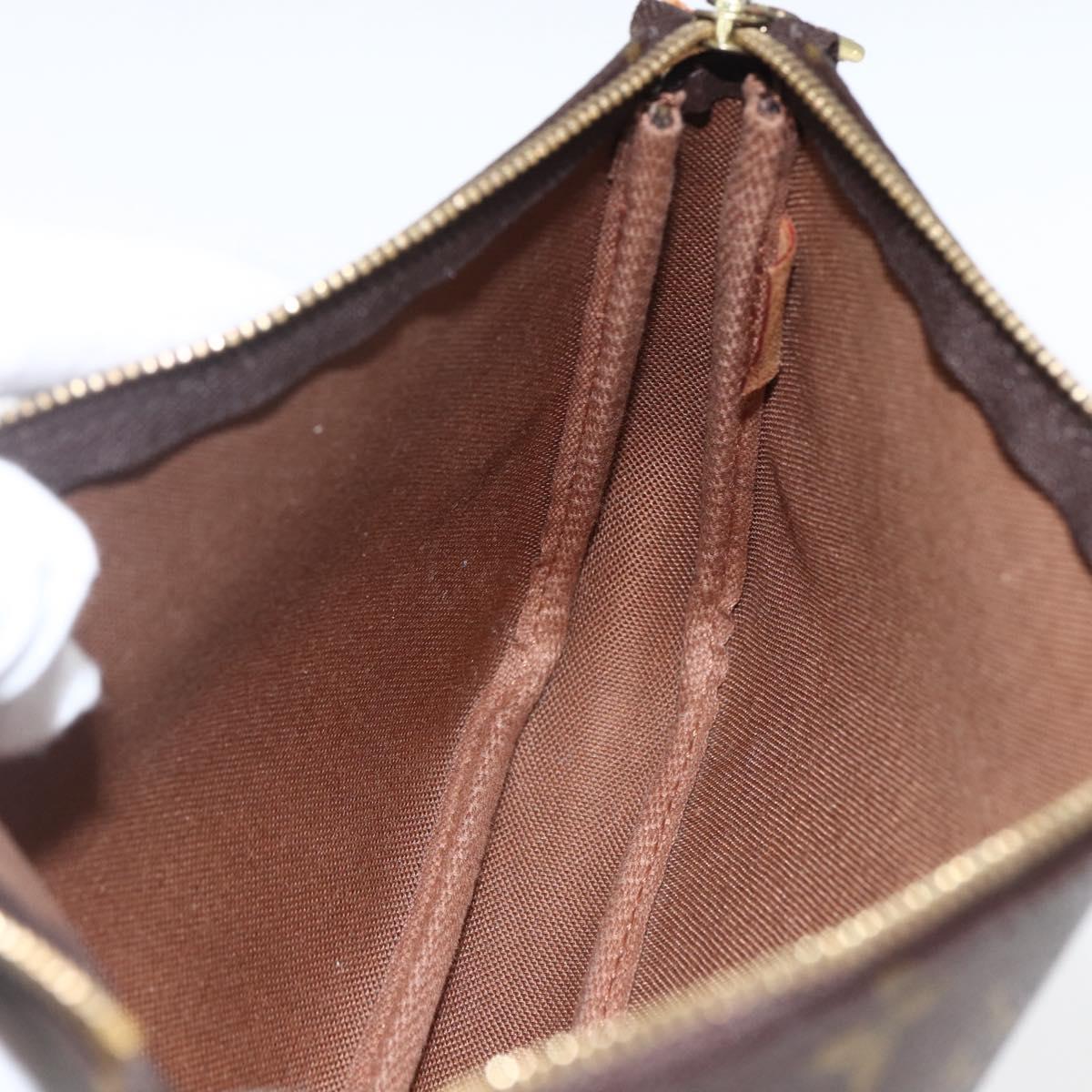 LOUIS VUITTON Monogram Pochette Accessoires Pouch M51980 LV Auth BA10695