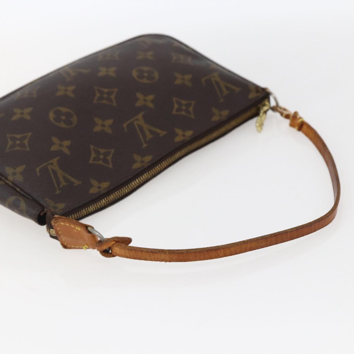 LOUIS VUITTON Monogram Pochette Accessoires Pouch M51980 LV Auth BA10695