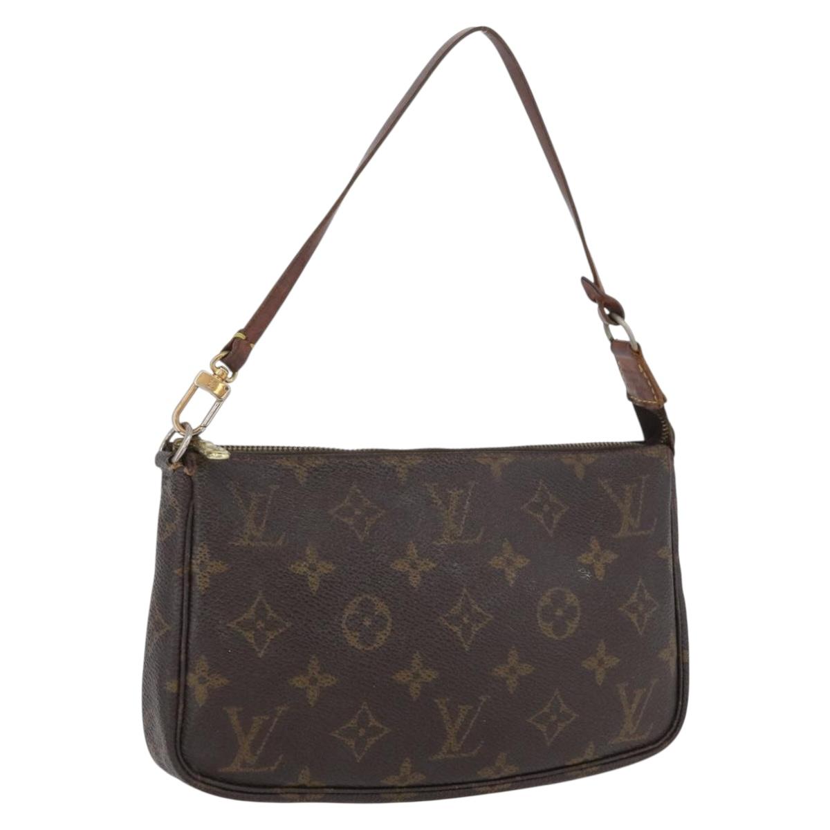 LOUIS VUITTON Monogram Pochette Accessoires Pouch M51980 LV Auth BA10696
