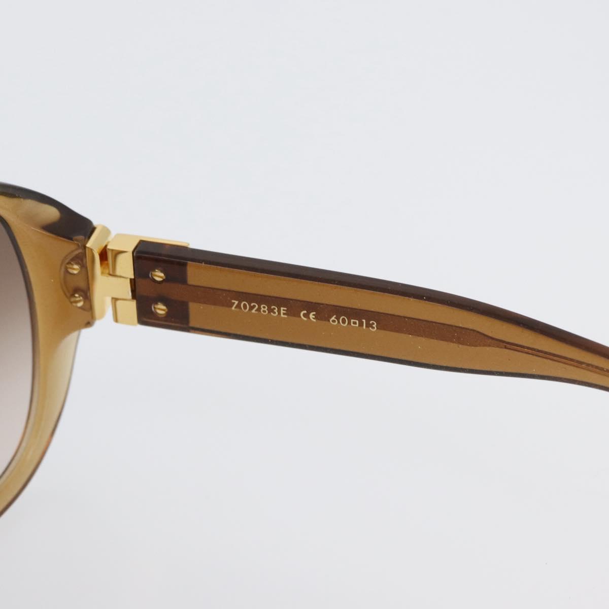 LOUIS VUITTON Supson Oversized Sunglasses plastic Brown Z0132E LV Auth BA10709