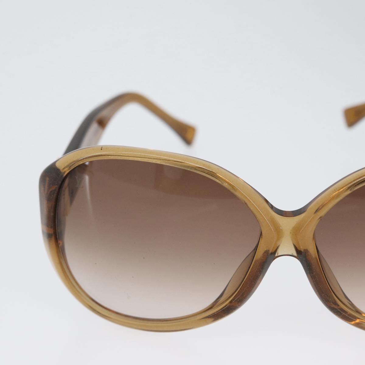 LOUIS VUITTON Supson Oversized Sunglasses plastic Brown Z0132E LV Auth BA10709