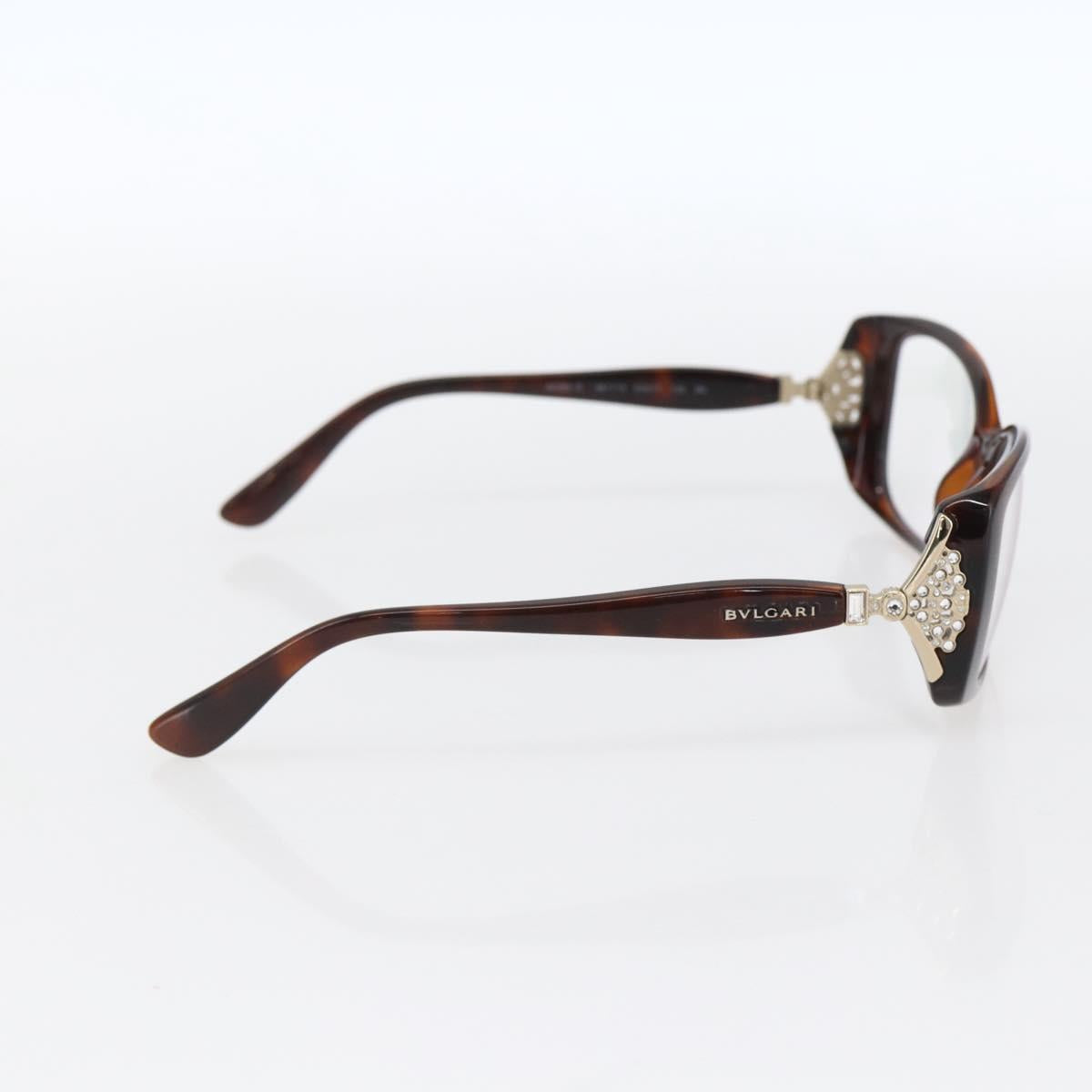BVLGARI Sunglasses plastic Brown Auth BA10724