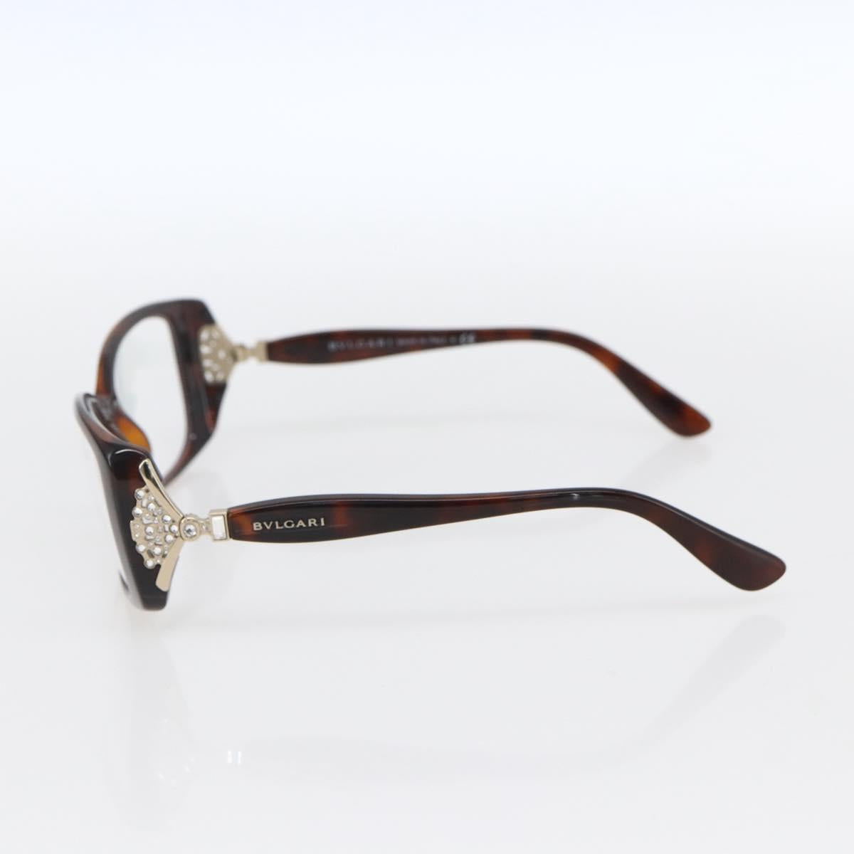 BVLGARI Sunglasses plastic Brown Auth BA10724