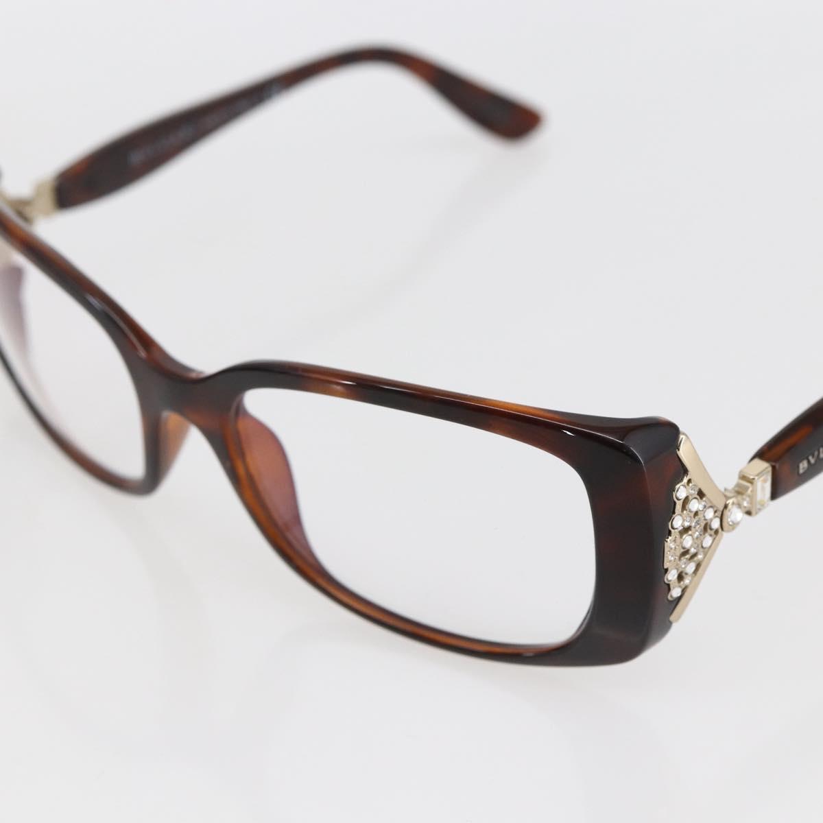 BVLGARI Sunglasses plastic Brown Auth BA10724