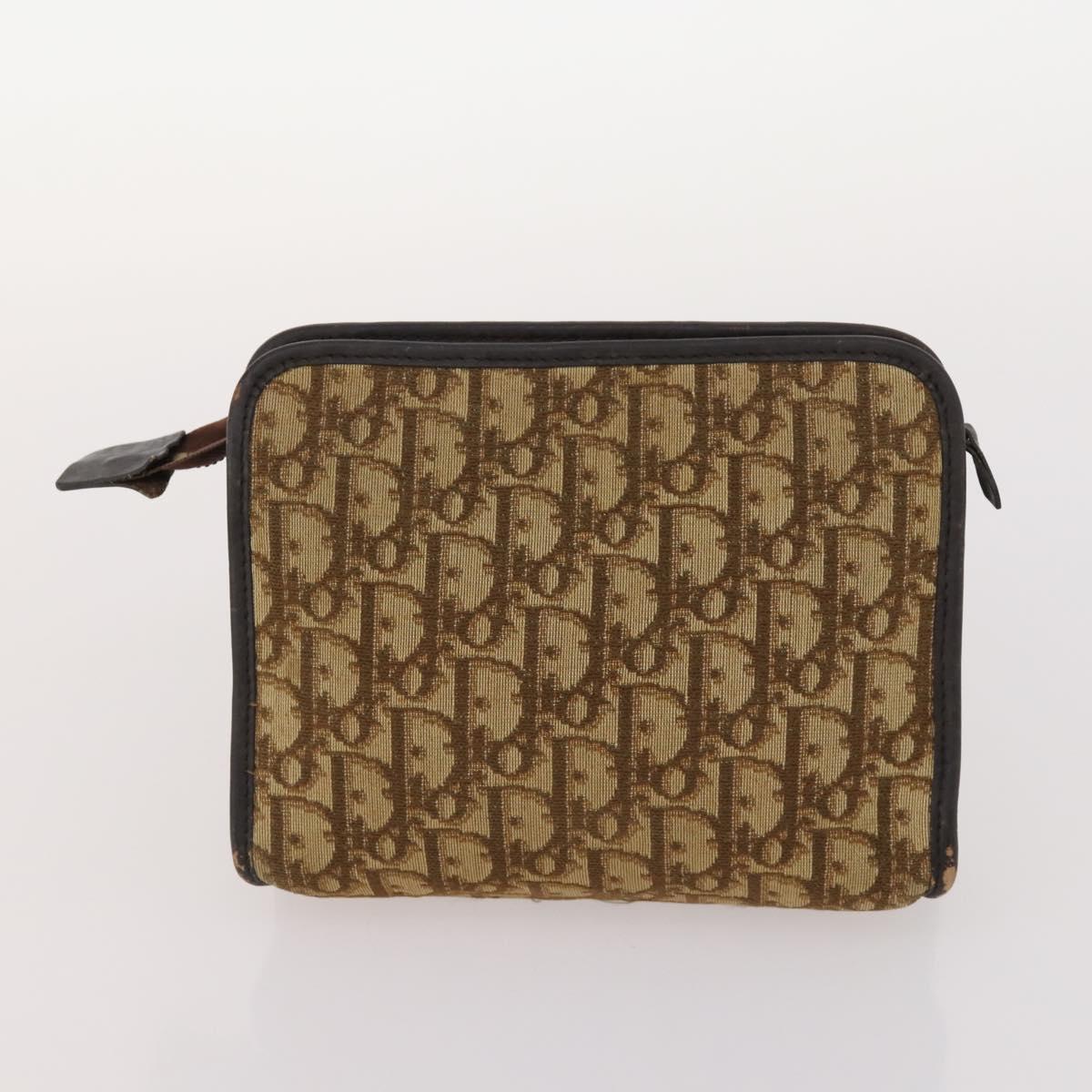 Christian Dior Celine Macadam Canvas Trotter Canvas Bag 3 Set Brown Auth BA10732