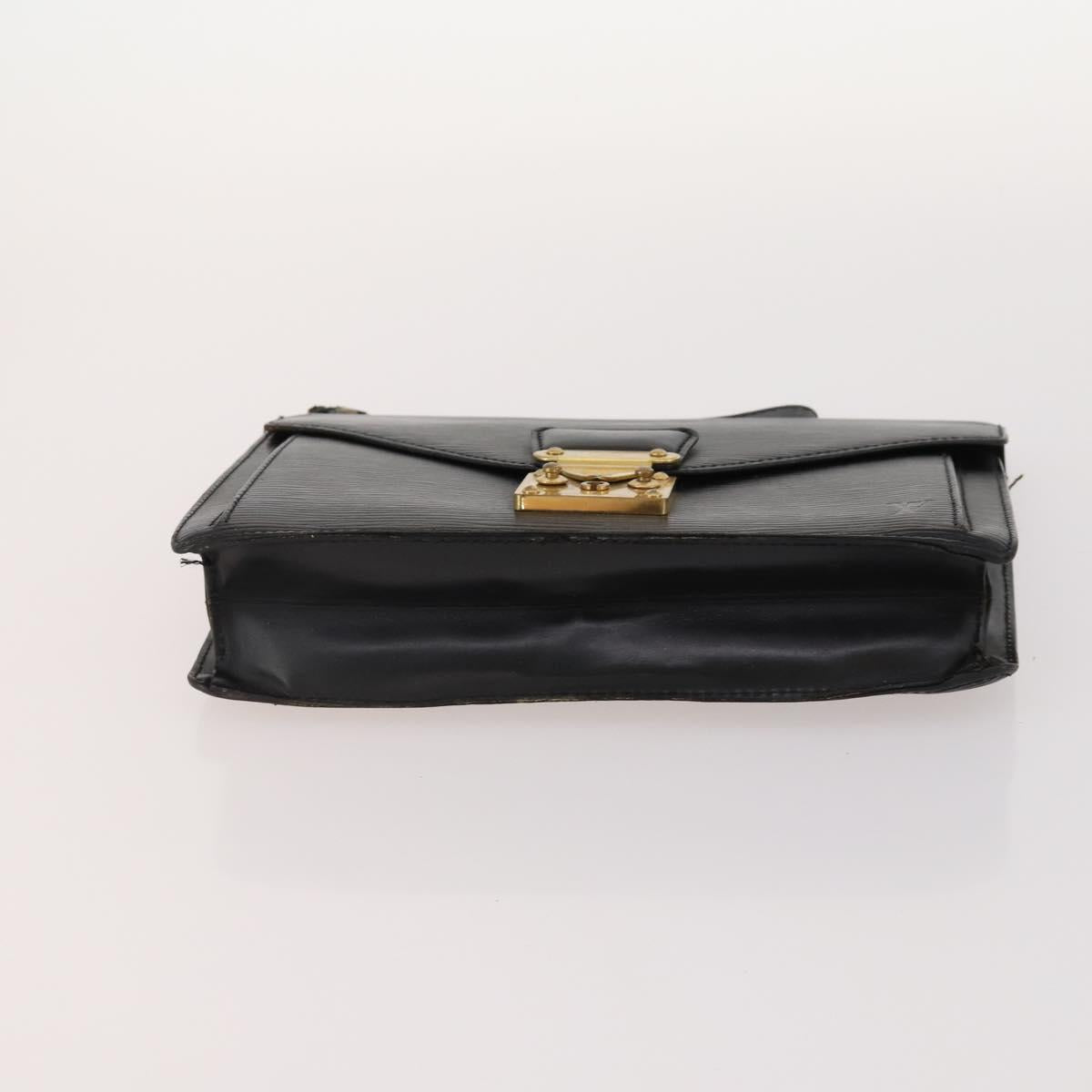 LOUIS VUITTON Monogram Mini Epi Shoulder Bag 2 Set Blue Black LV Auth BA10733