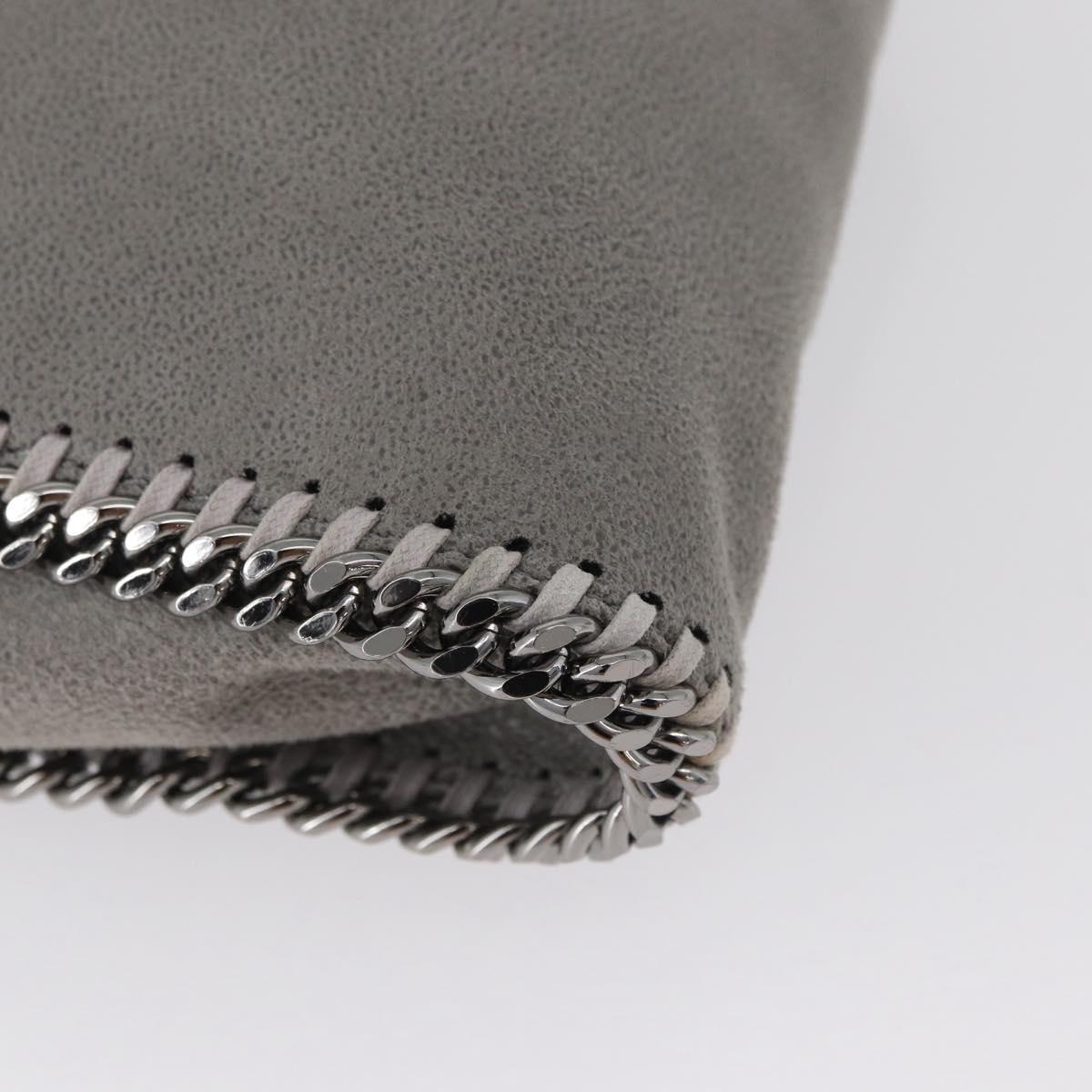Stella MacCartney Chain Falabella Tiny Bag polyester 2way Gray Auth BA10736