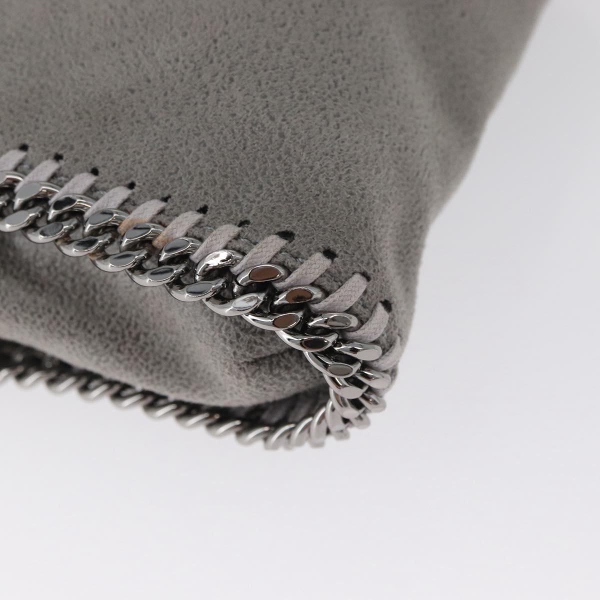 Stella MacCartney Chain Falabella Tiny Bag polyester 2way Gray Auth BA10736