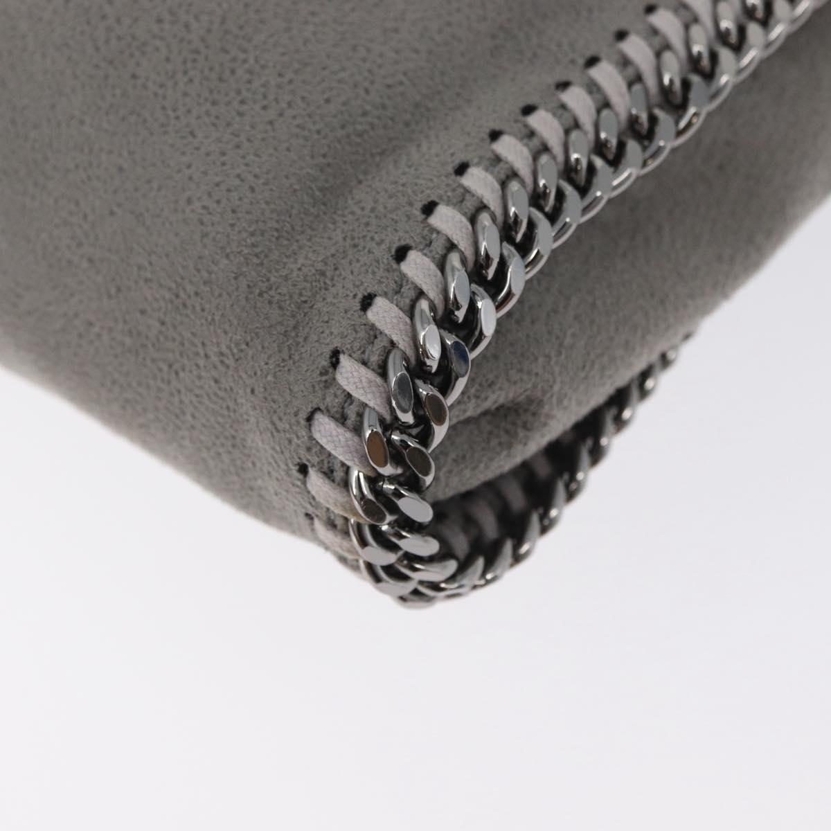 Stella MacCartney Chain Falabella Tiny Bag polyester 2way Gray Auth BA10736