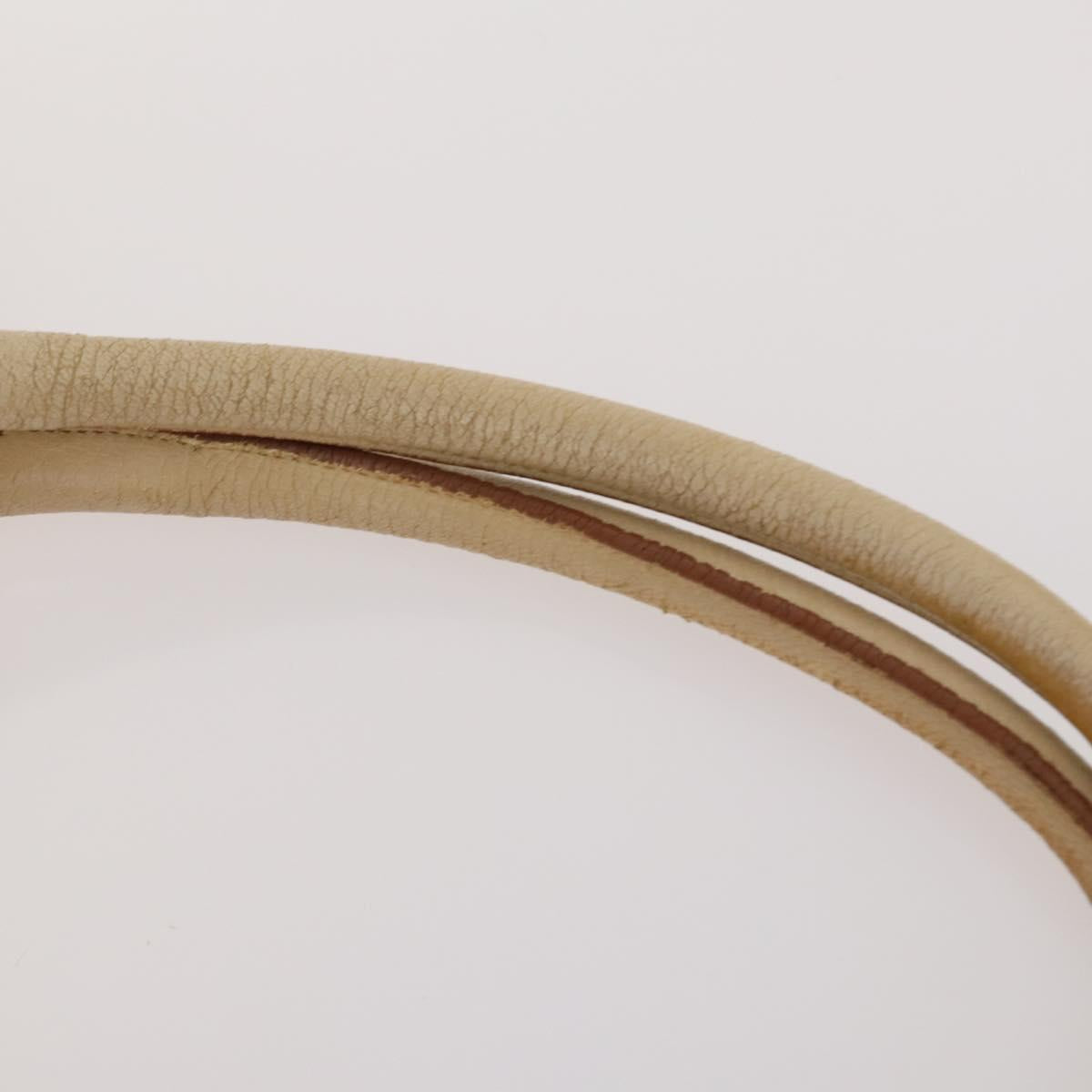 Salvatore Ferragamo Shoulder Bag Leather 2 Set Pink Beige Auth BA10738