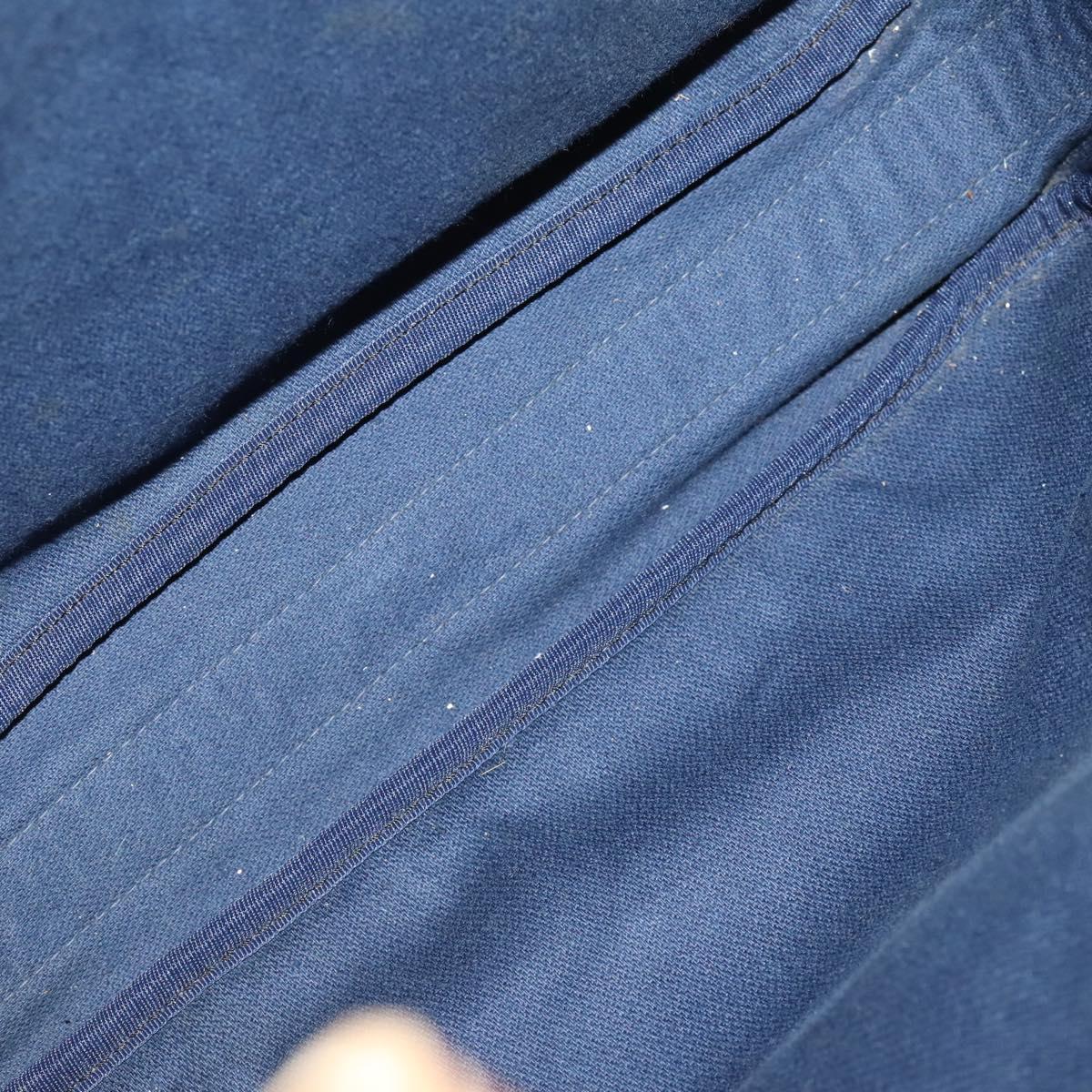 LOEWE Shoulder Bag Canvas Green Gold Auth BA10740