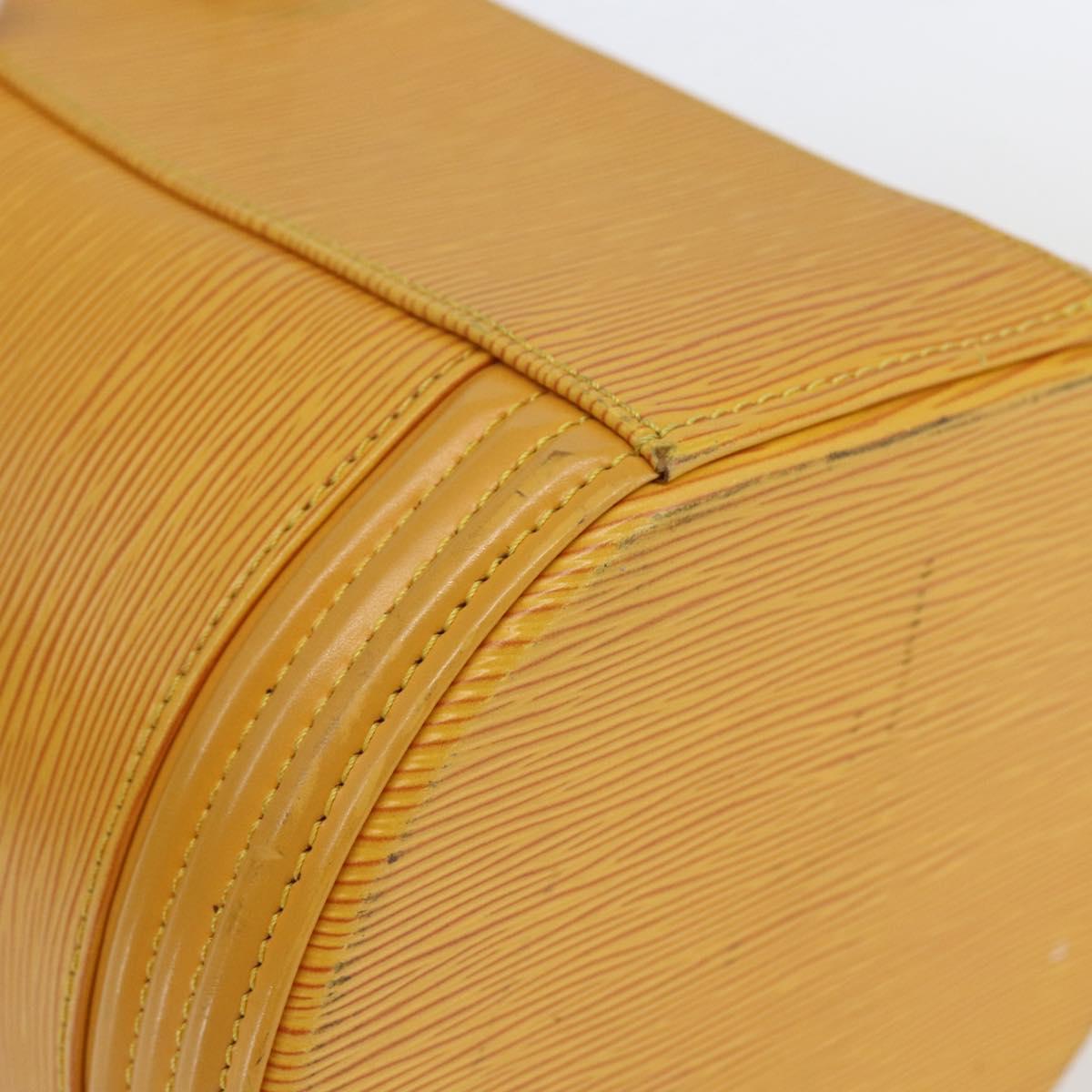 LOUIS VUITTON Epi Cannes Hand Bag Yellow M48039 LV Auth BA10743