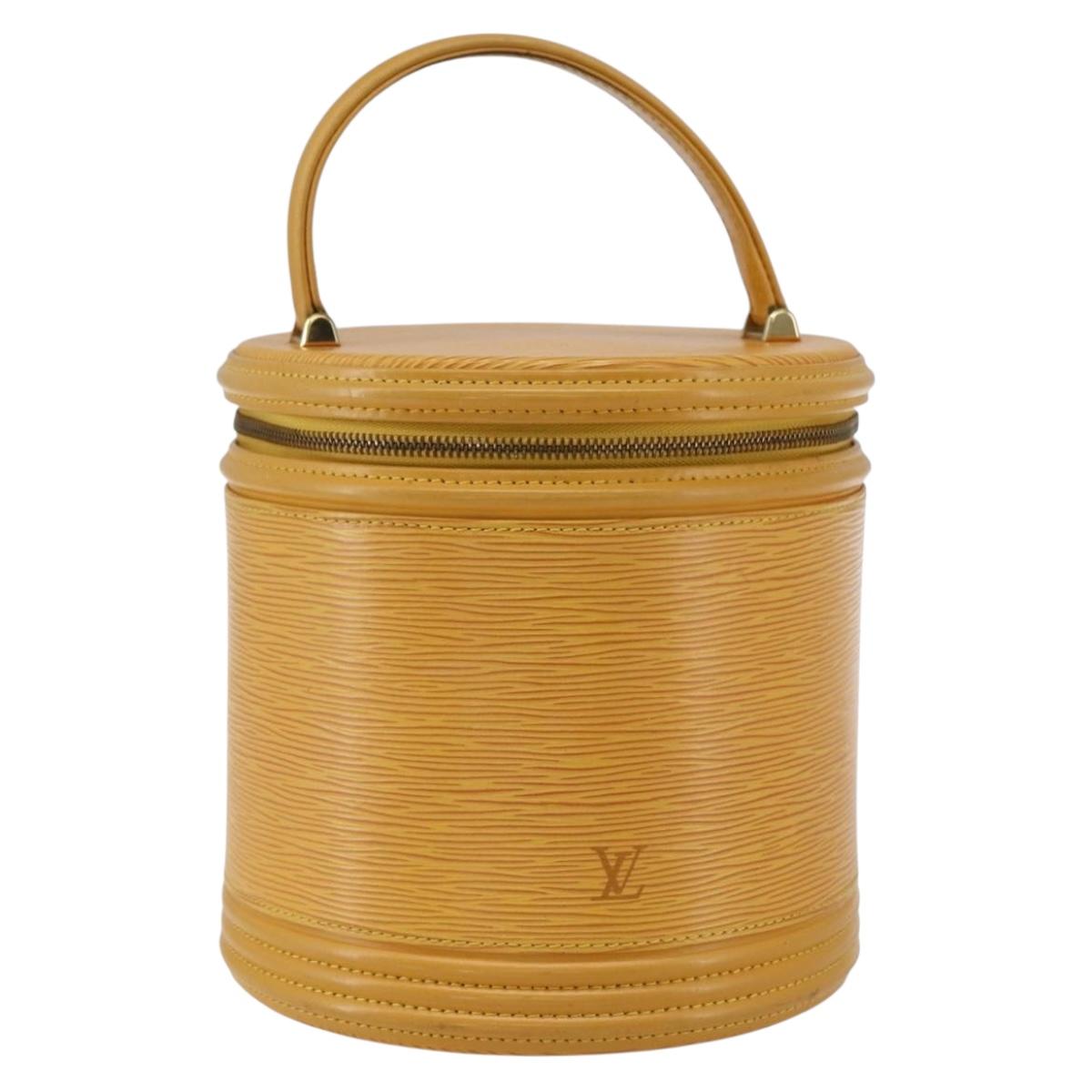 LOUIS VUITTON Epi Cannes Hand Bag Yellow M48039 LV Auth BA10743