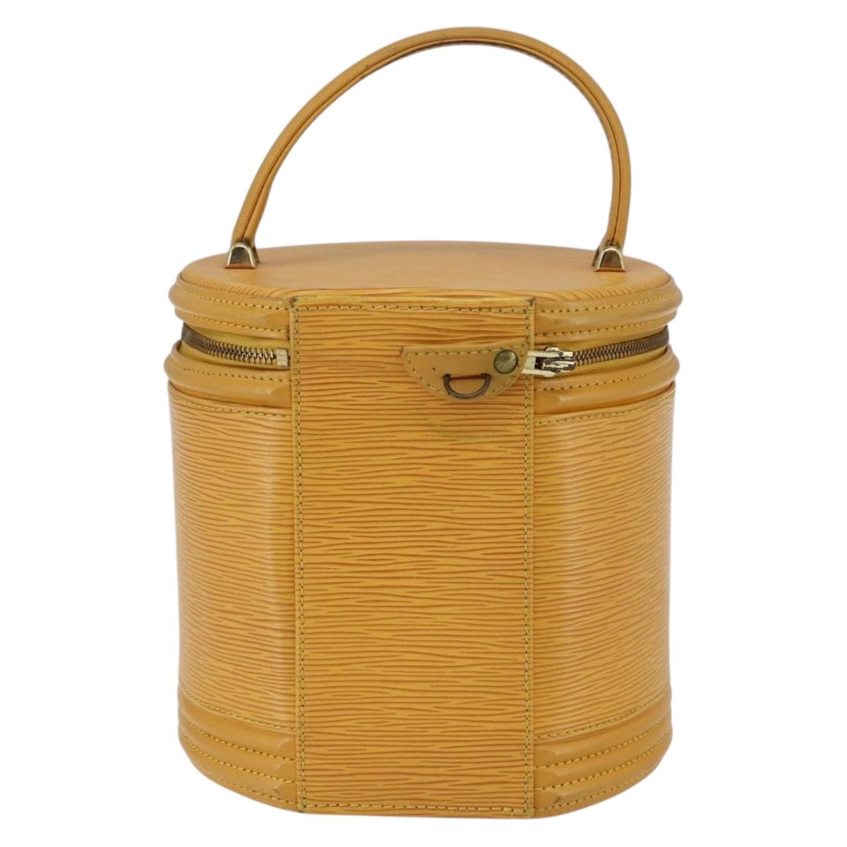 LOUIS VUITTON Epi Cannes Hand Bag Yellow M48039 LV Auth BA10743