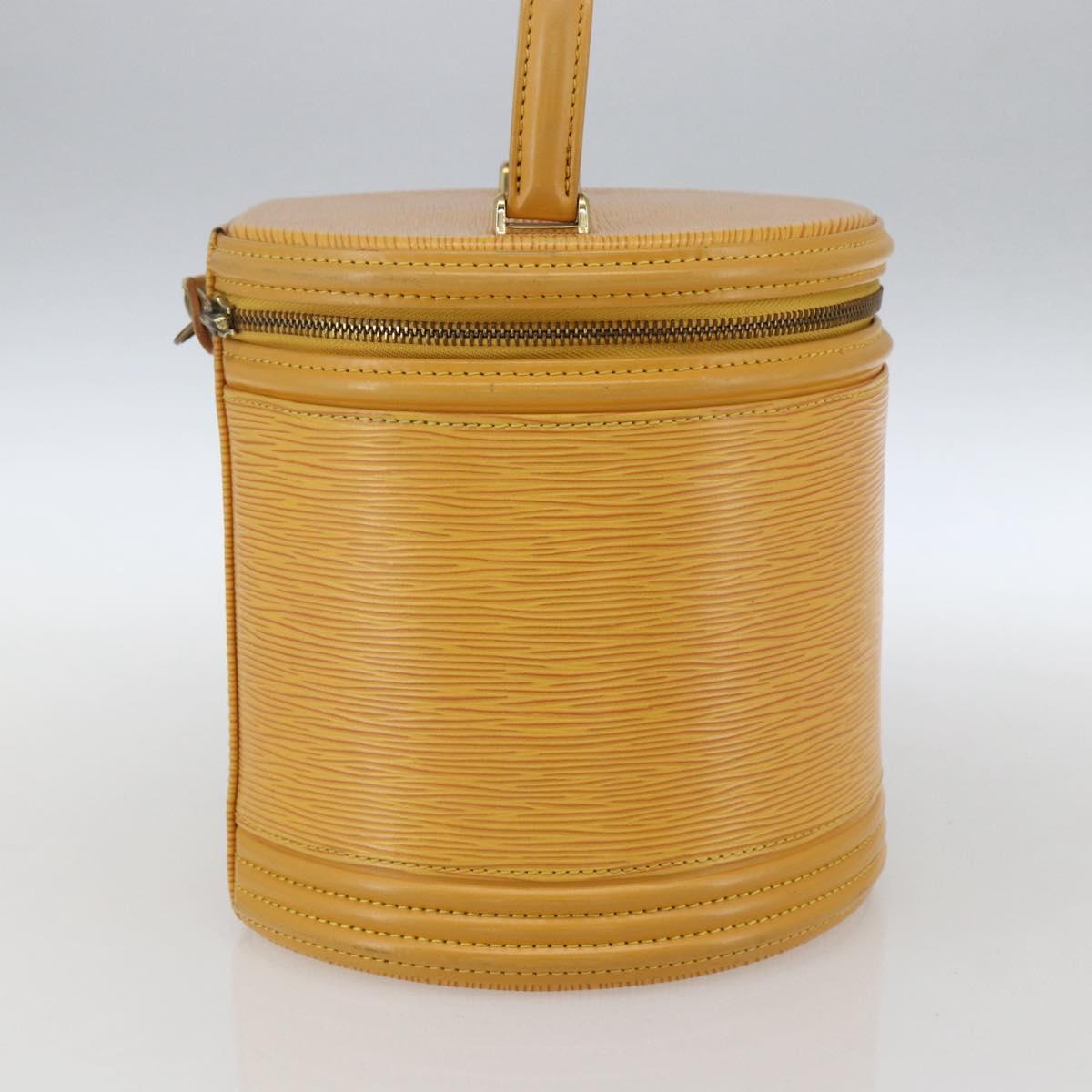 LOUIS VUITTON Epi Cannes Hand Bag Yellow M48039 LV Auth BA10743