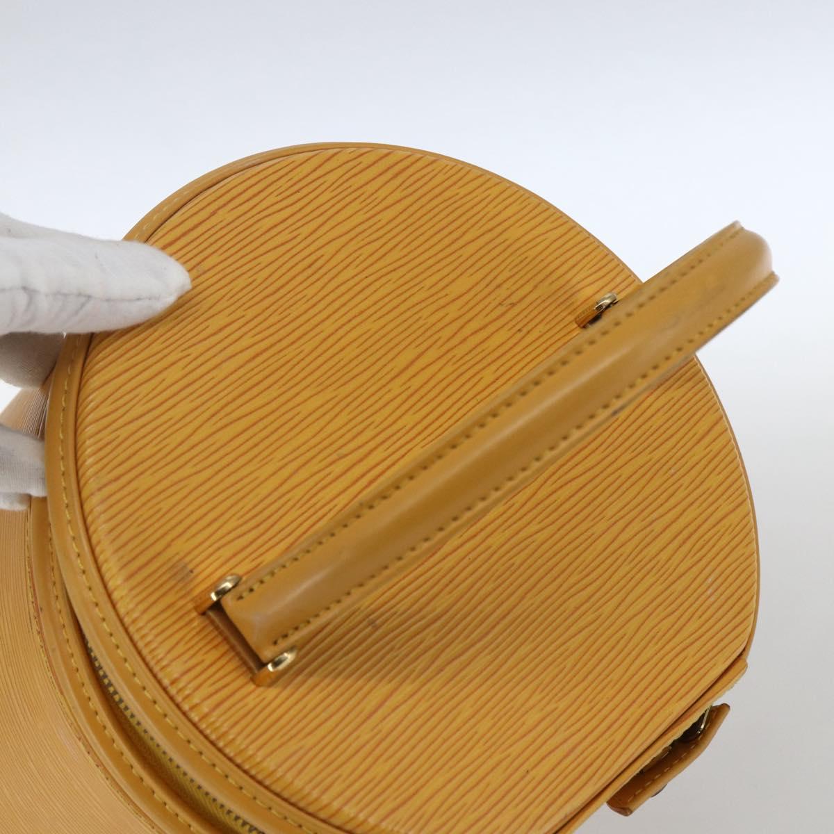 LOUIS VUITTON Epi Cannes Hand Bag Yellow M48039 LV Auth BA10743