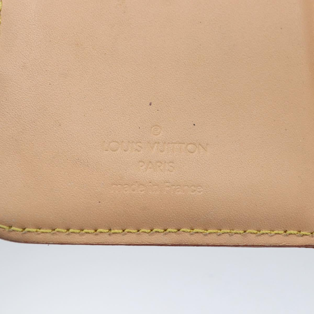 LOUIS VUITTON Multicolor Portefeuille Viennois Wallet Black M92988 Auth BA10757