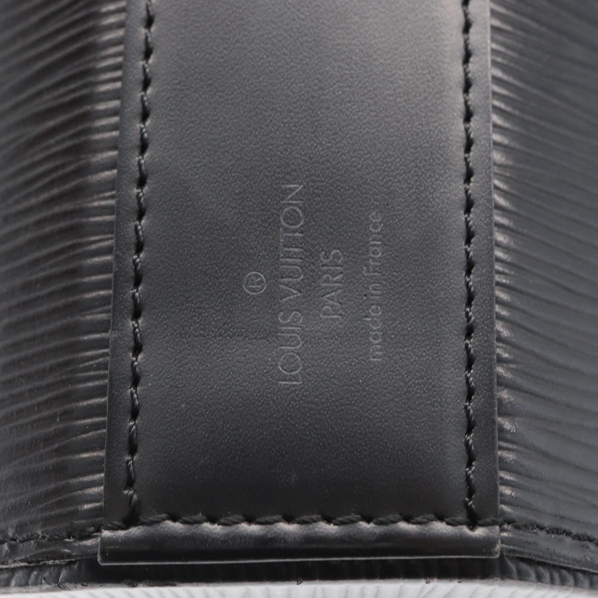 LOUIS VUITTON Epi Sax Shoulder Bag Black M80161 LV Auth BA10769