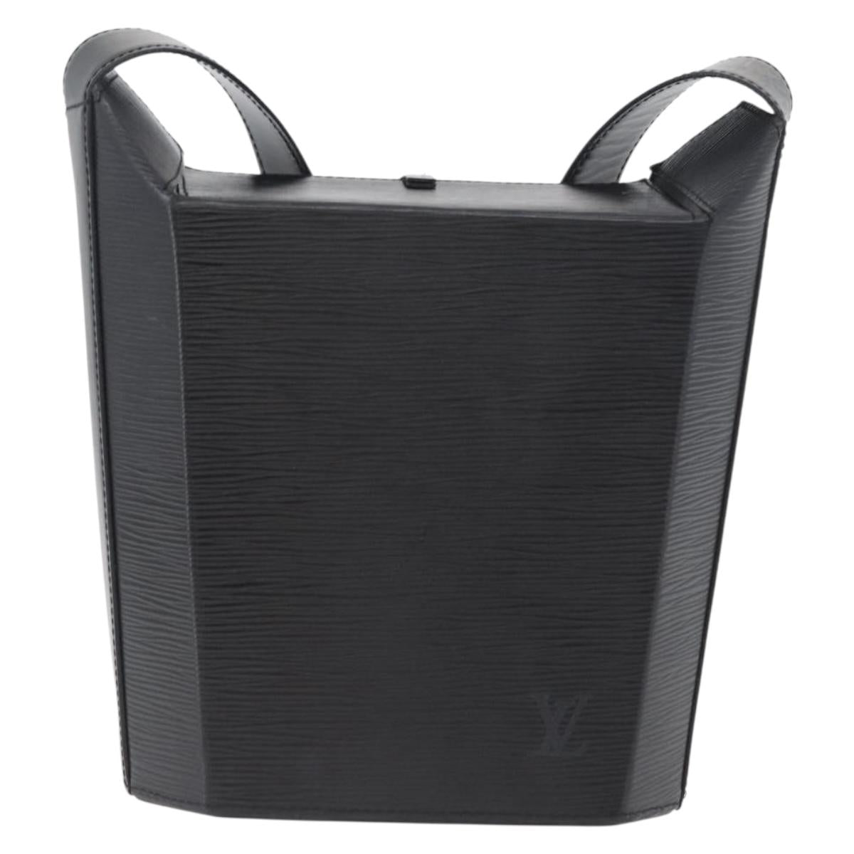 LOUIS VUITTON Epi Sax Shoulder Bag Black M80161 LV Auth BA10769