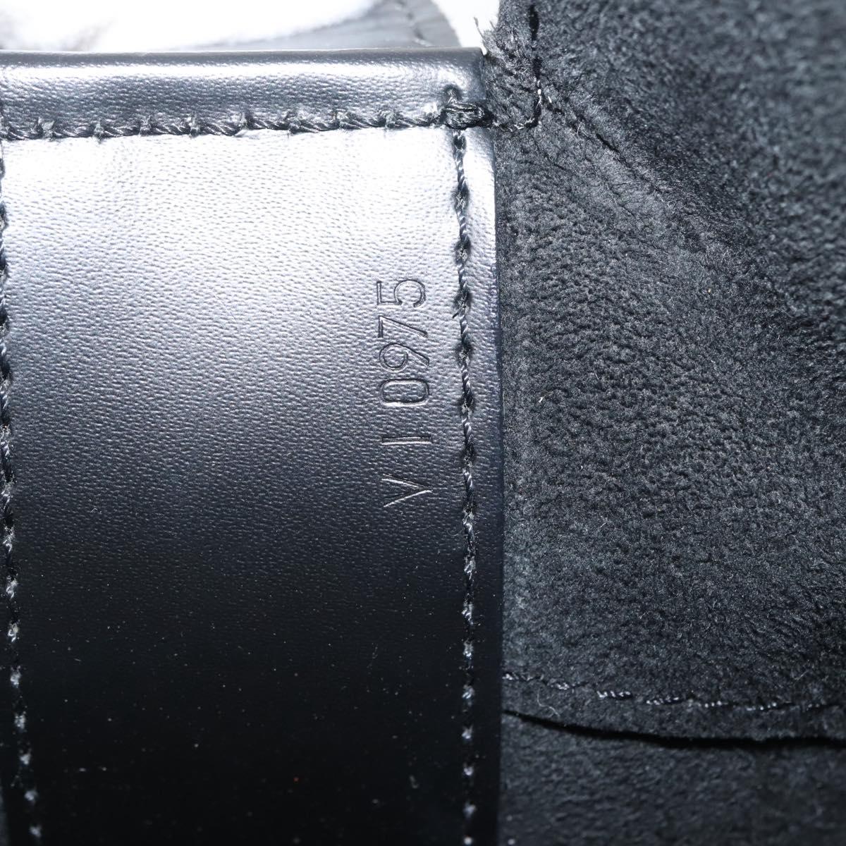 LOUIS VUITTON Epi Sax Shoulder Bag Black M80161 LV Auth BA10769