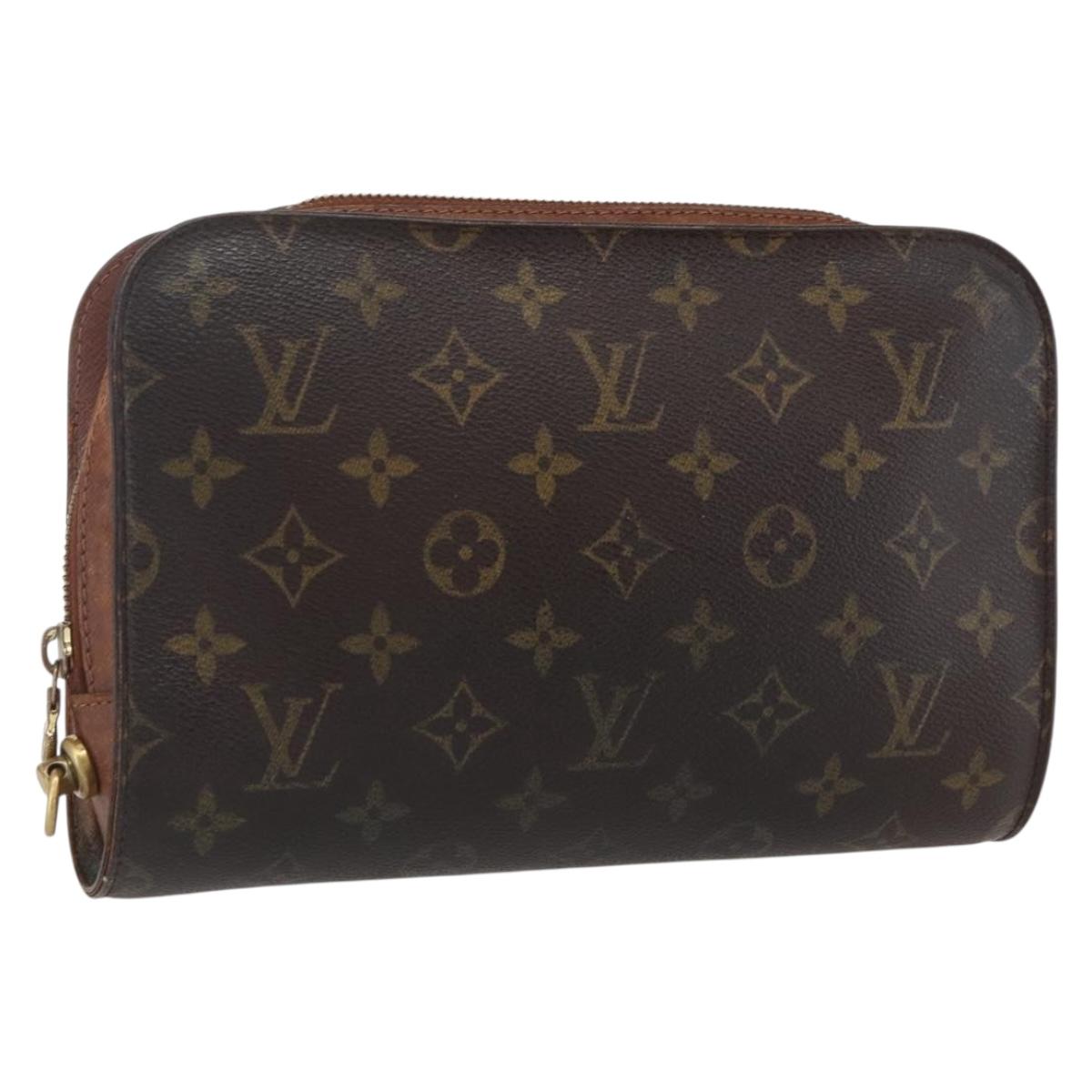 LOUIS VUITTON Monogram Orsay Clutch Bag M51790 LV Auth BA10780