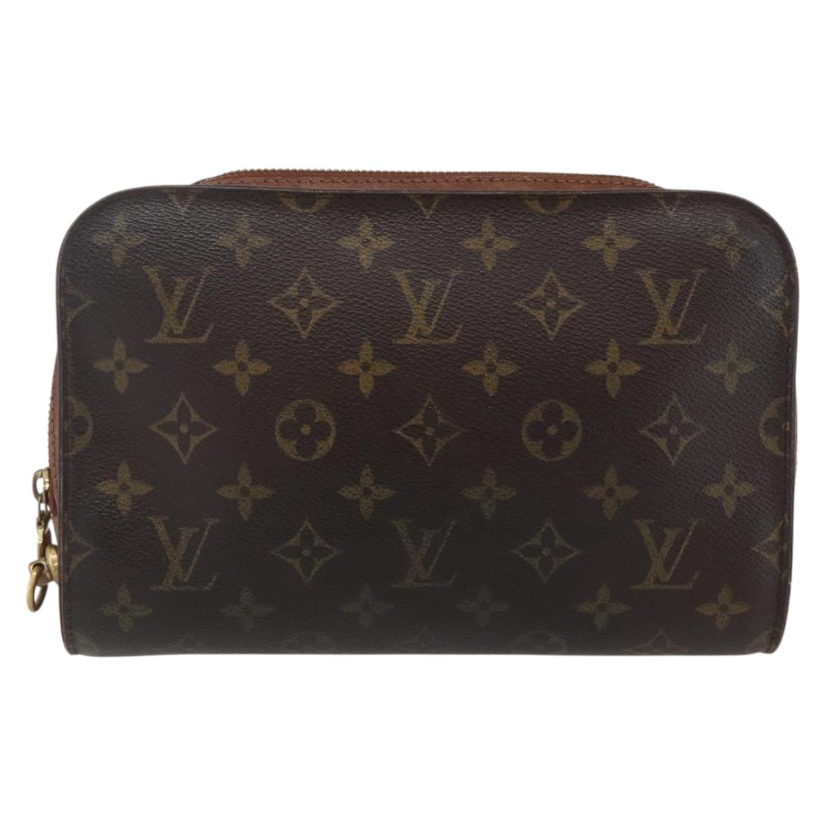 LOUIS VUITTON Monogram Orsay Clutch Bag M51790 LV Auth BA10780