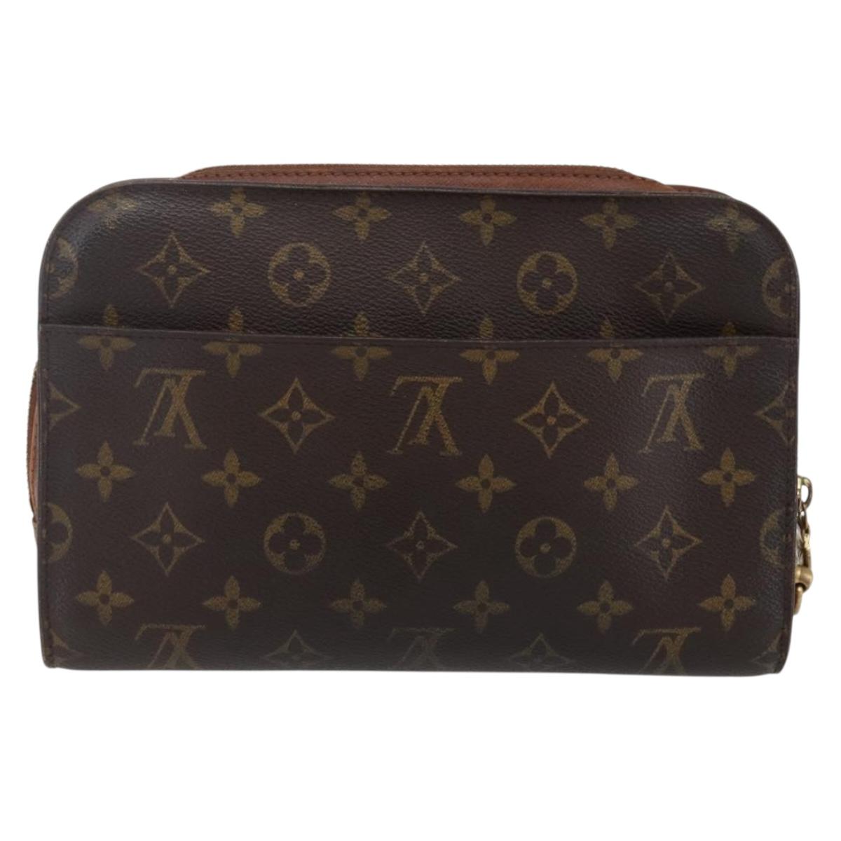 LOUIS VUITTON Monogram Orsay Clutch Bag M51790 LV Auth BA10780
