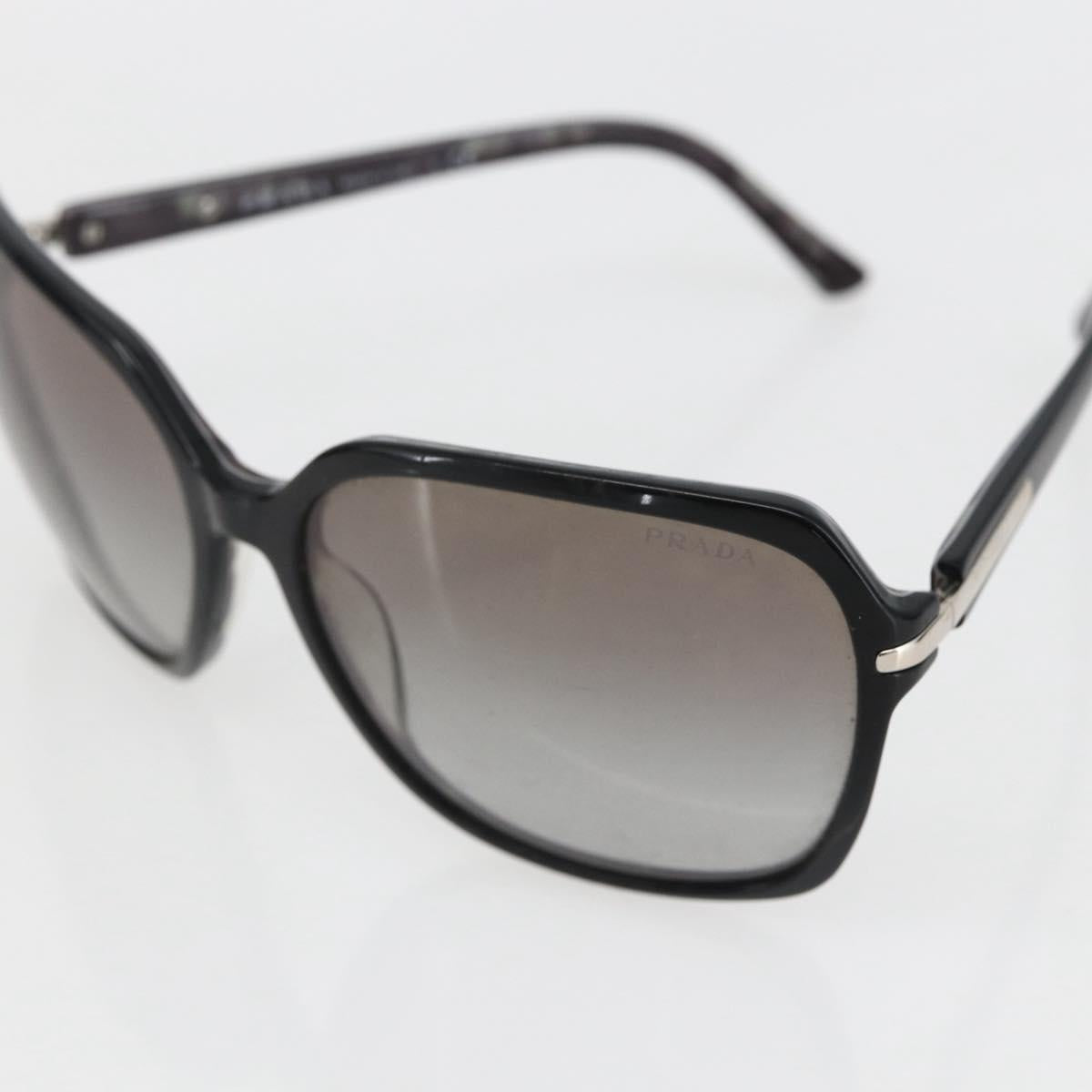 PRADA Sunglasses plastic Black SPR18M Auth BA10788