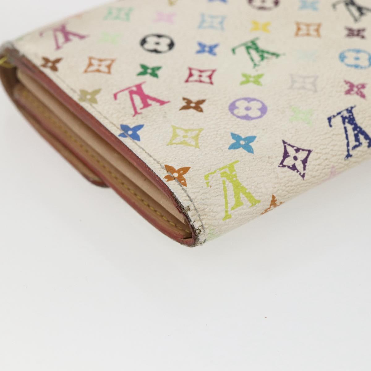 LOUIS VUITTON Monogram Multicolor Portefeuille Sarah Wallet M93532 Auth BA10789