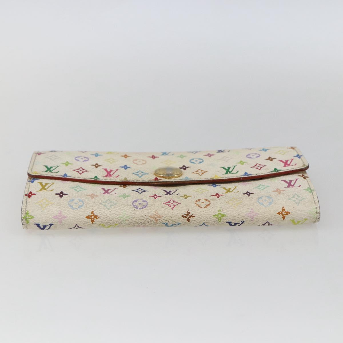 LOUIS VUITTON Monogram Multicolor Portefeuille Sarah Wallet M93532 Auth BA10789