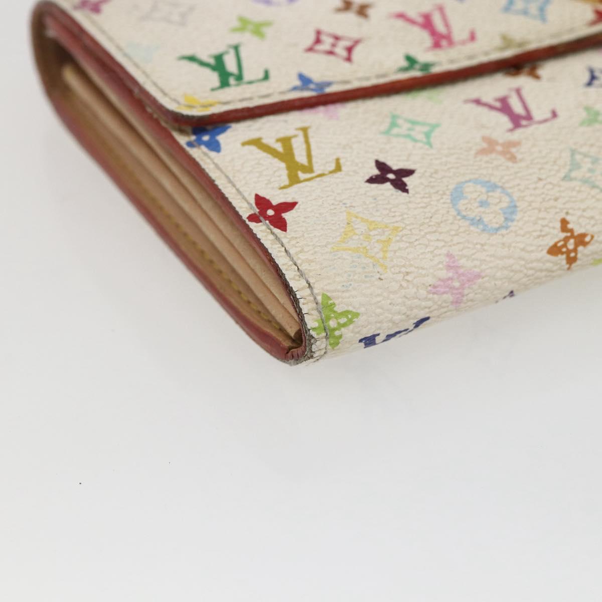 LOUIS VUITTON Monogram Multicolor Portefeuille Sarah Wallet M93532 Auth BA10789