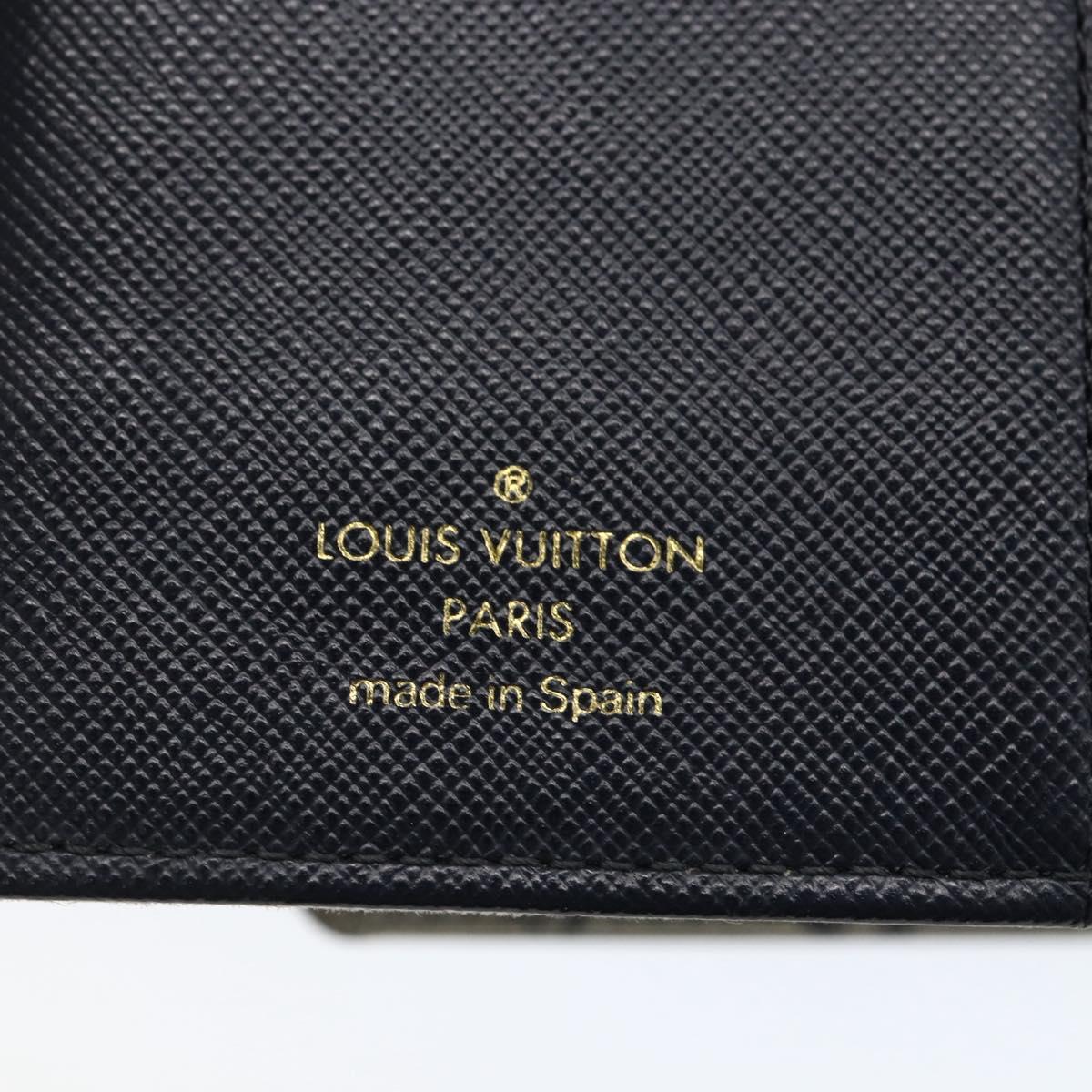 LOUIS VUITTON Monogram Mini Agenda PM Day Planner Cover Blue R20910 Auth BA10790