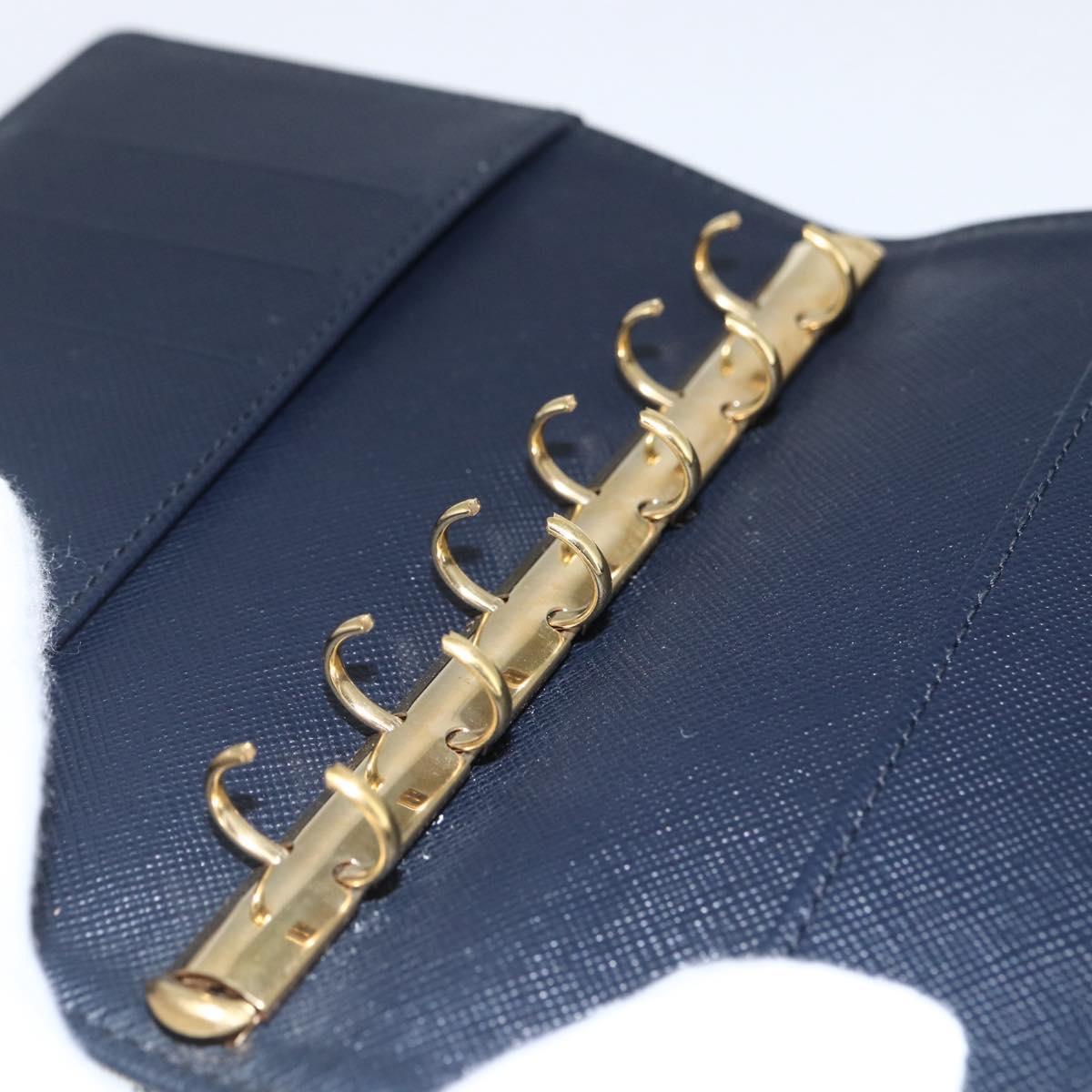 LOUIS VUITTON Monogram Mini Agenda PM Day Planner Cover Blue R20910 Auth BA10790