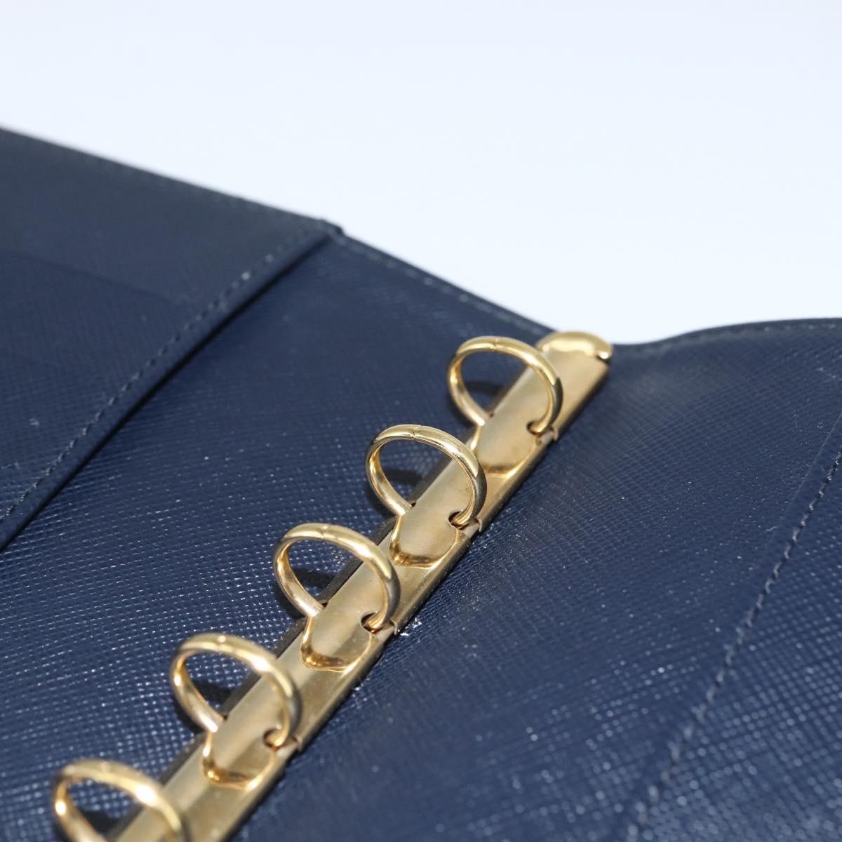 LOUIS VUITTON Monogram Mini Agenda PM Day Planner Cover Blue R20910 Auth BA10790