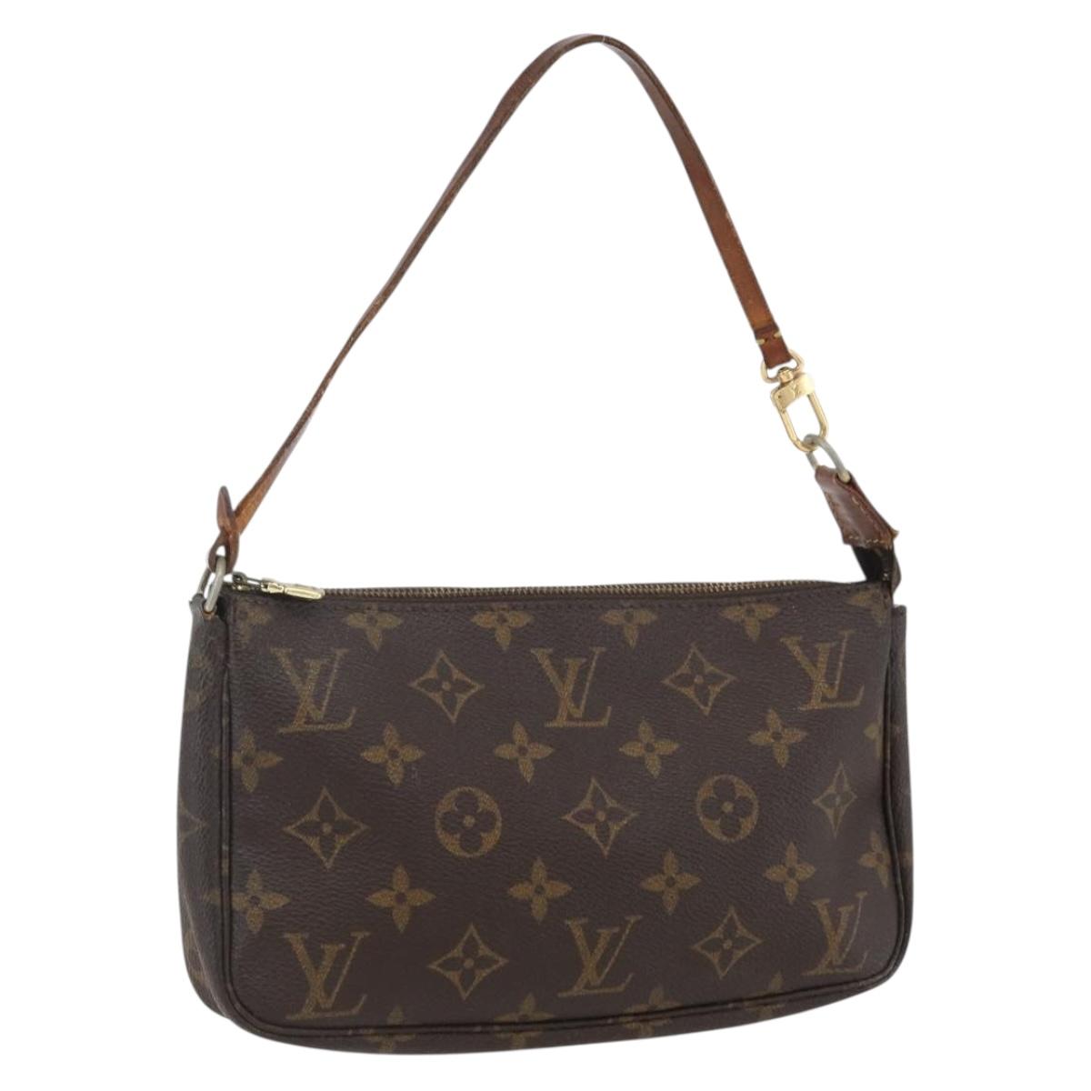 LOUIS VUITTON Monogram Pochette Accessoires Pouch M51980 LV Auth BA10797