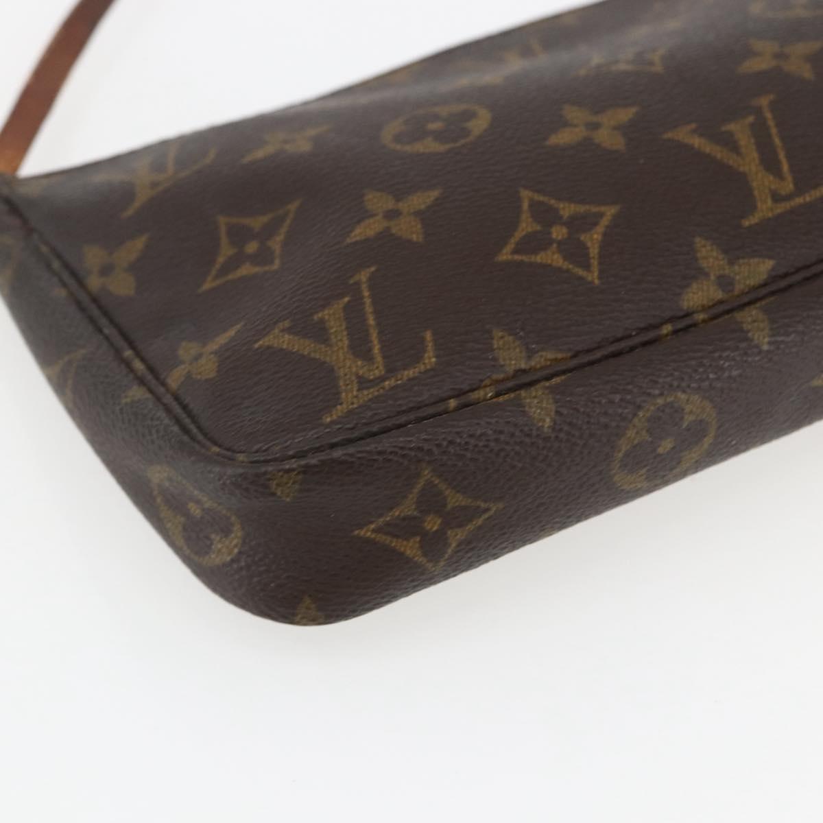 LOUIS VUITTON Monogram Pochette Accessoires Pouch M51980 LV Auth BA10797