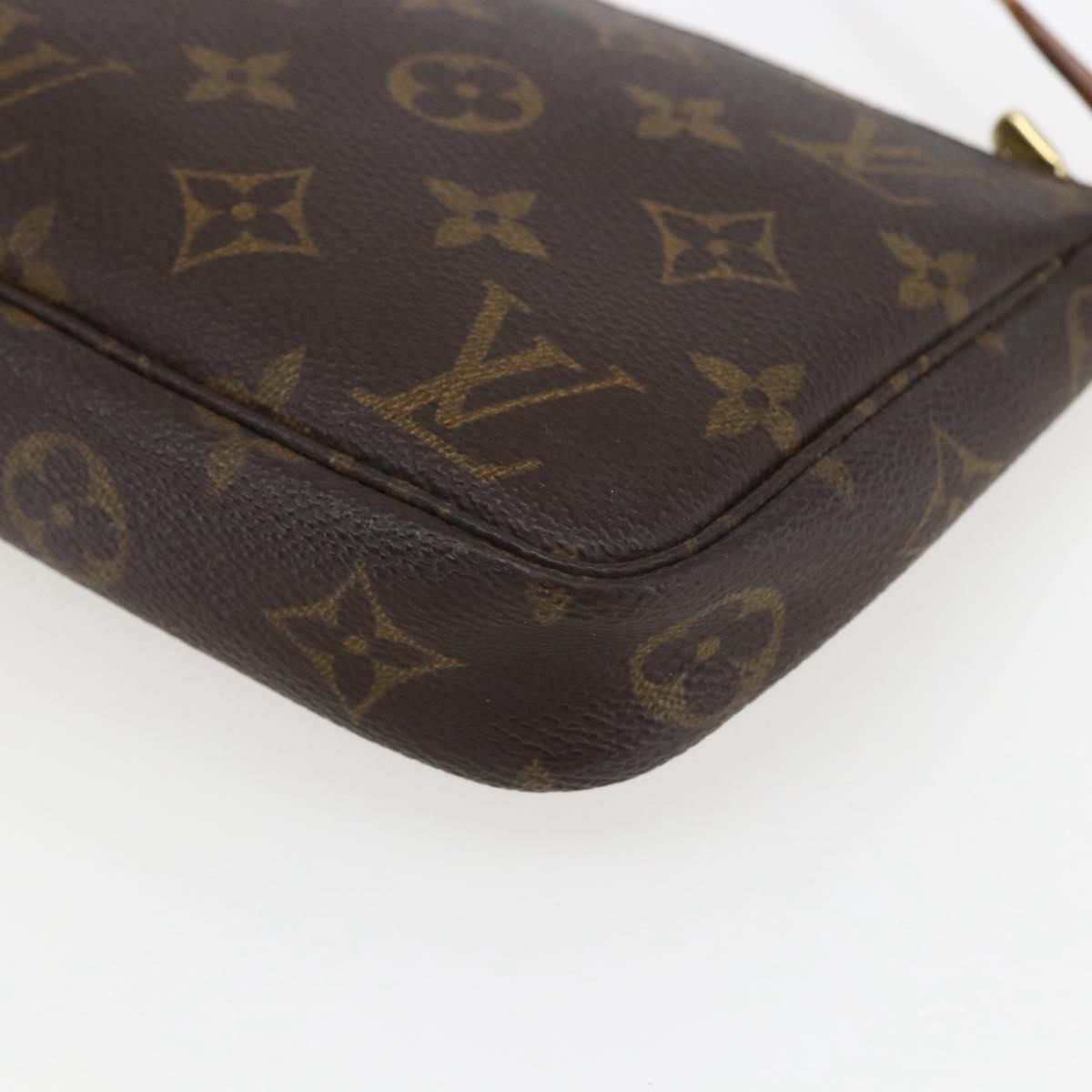 LOUIS VUITTON Monogram Pochette Accessoires Pouch M51980 LV Auth BA10797