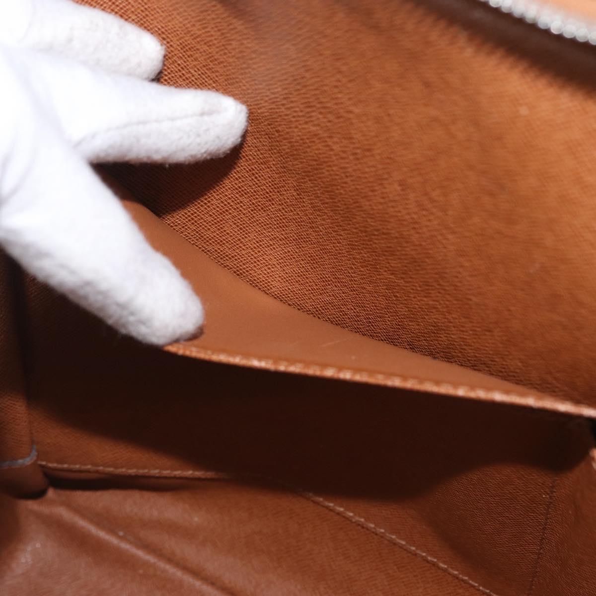 LOUIS VUITTON Epi Porte Documents Voyage Business Bag Brown M54478 Auth BA10800