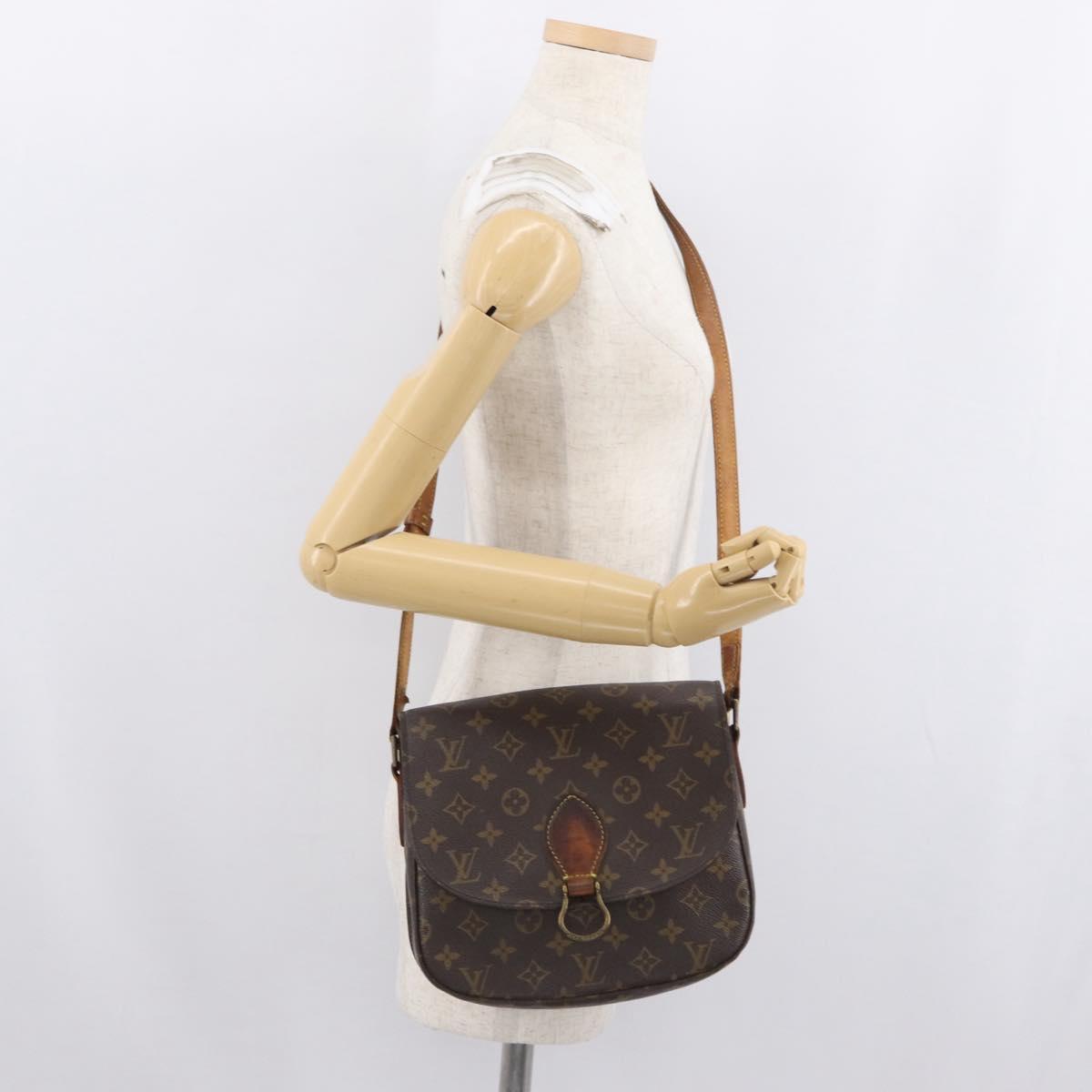 LOUIS VUITTON Monogram Saint Cloud GM Shoulder Bag M51242 LV Auth BA10803