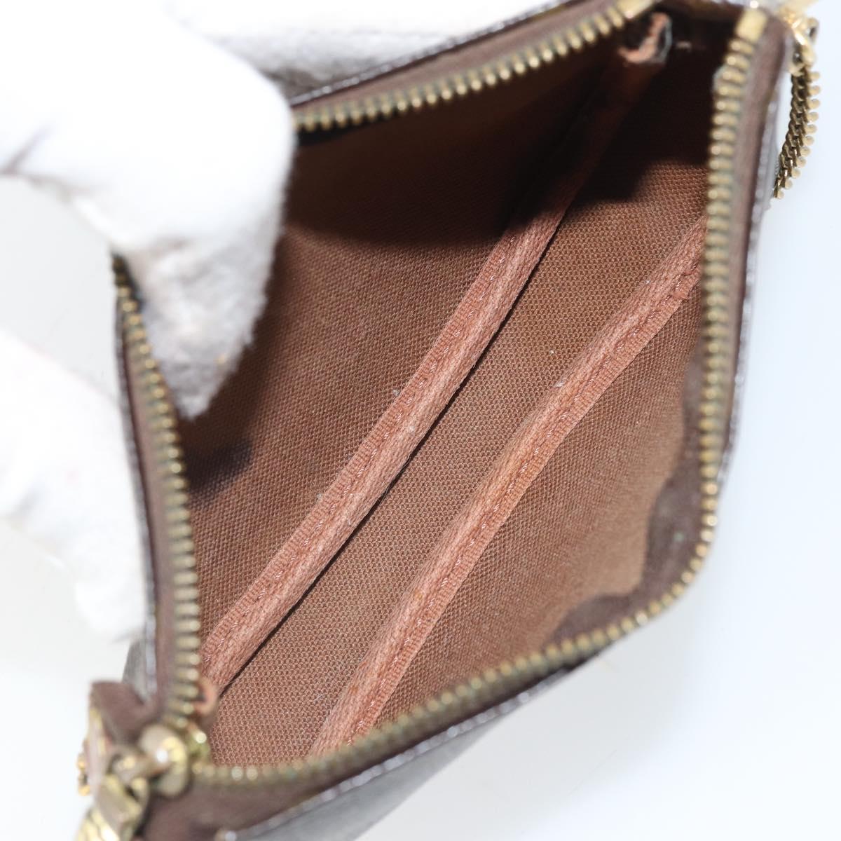 LOUIS VUITTON Monogram Mini Pochette Accessoires Pouch M58009 LV Auth BA10804