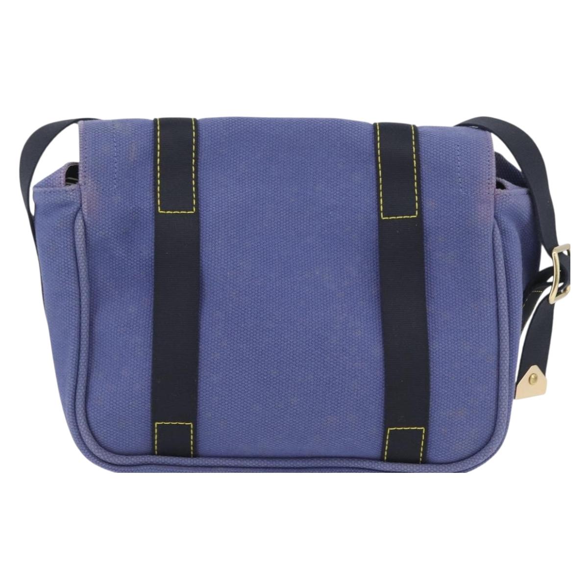 LOUIS VUITTON Antigua Buzzus PM Shoulder Bag Blue M40081 LV Auth BA10805
