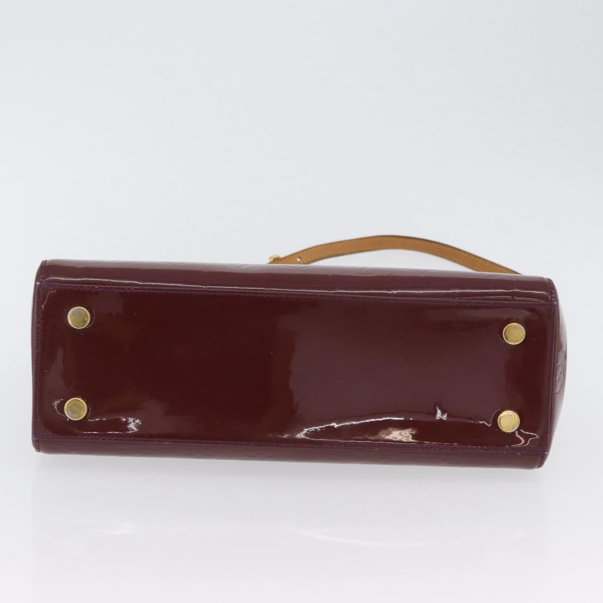 LOUIS VUITTON Monogram Vernis Blair MM Bag 2way amethyst M90106 LV Auth BA10814