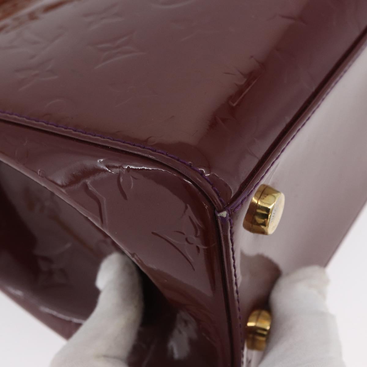 LOUIS VUITTON Monogram Vernis Blair MM Bag 2way amethyst M90106 LV Auth BA10814
