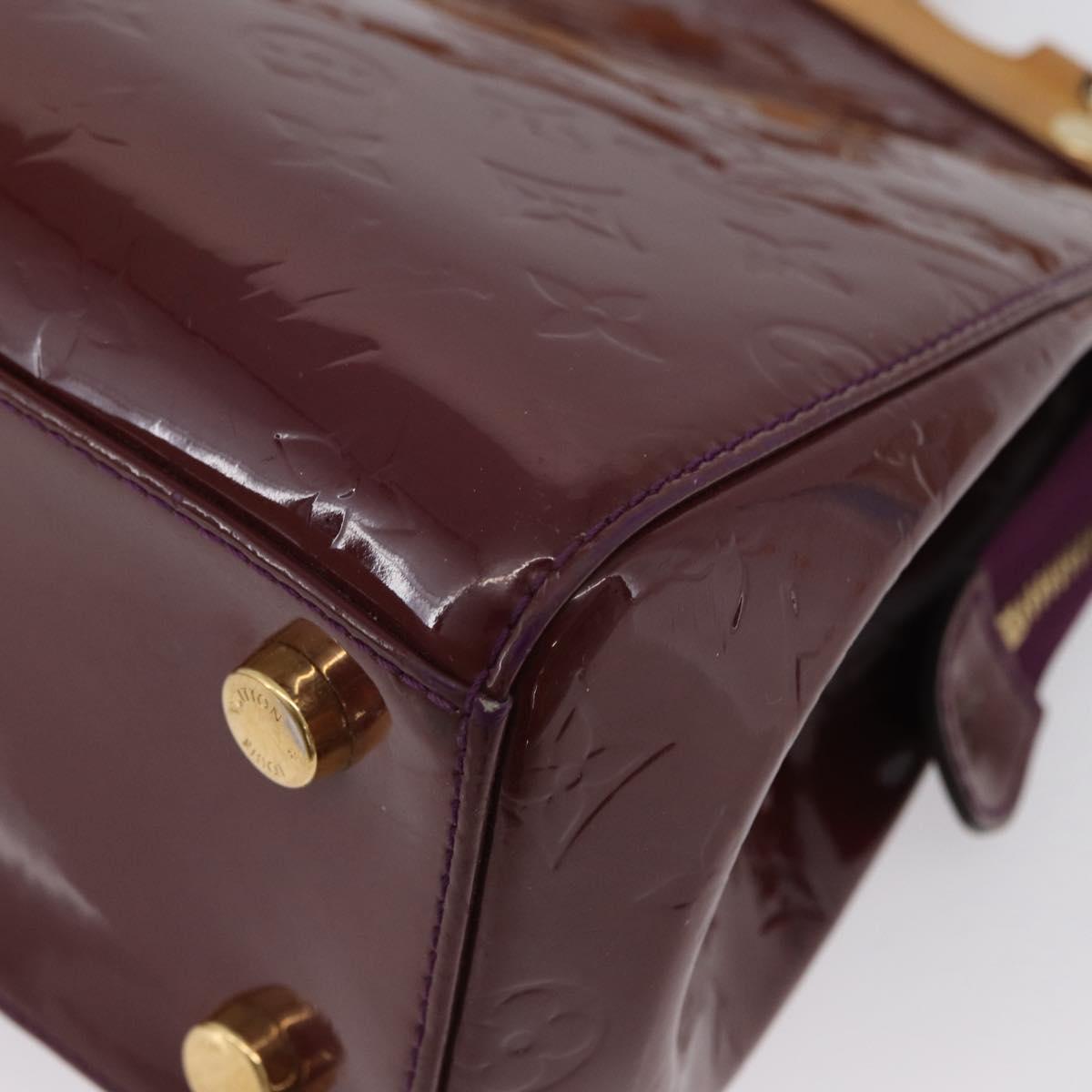 LOUIS VUITTON Monogram Vernis Blair MM Bag 2way amethyst M90106 LV Auth BA10814