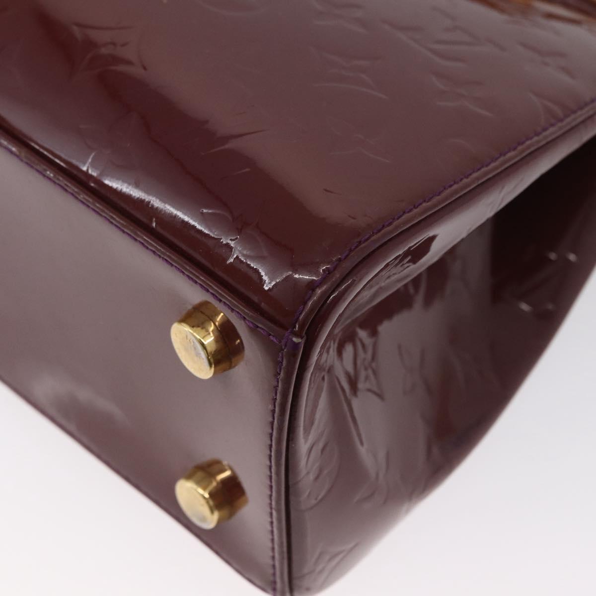 LOUIS VUITTON Monogram Vernis Blair MM Bag 2way amethyst M90106 LV Auth BA10814